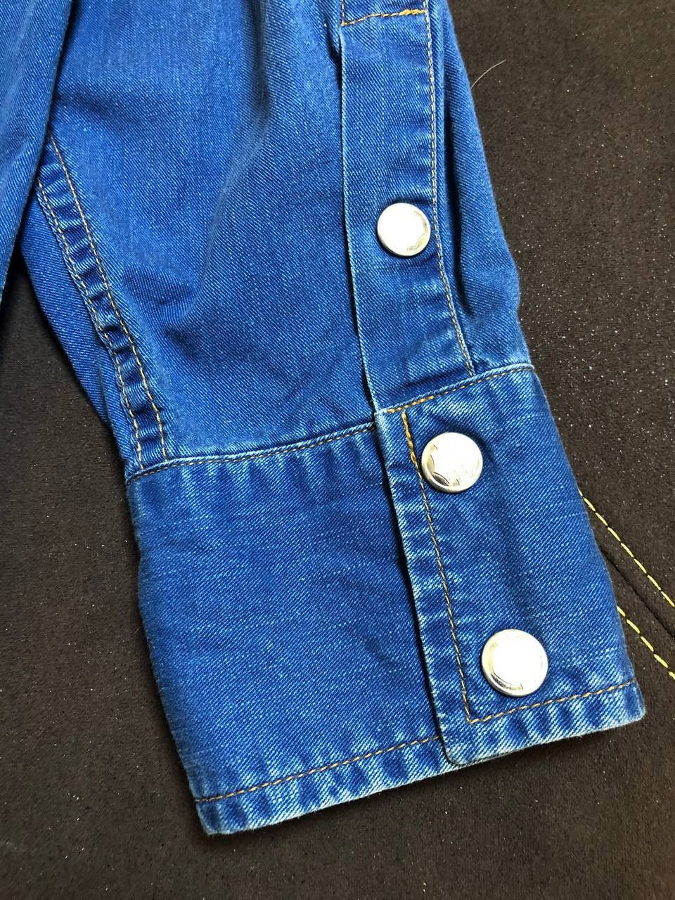 Harley Davidson Harley Davidson Men's Long Sleeve Blue Cotton Shirt Size US XL / EU 56 / 4 - 16 Thumbnail