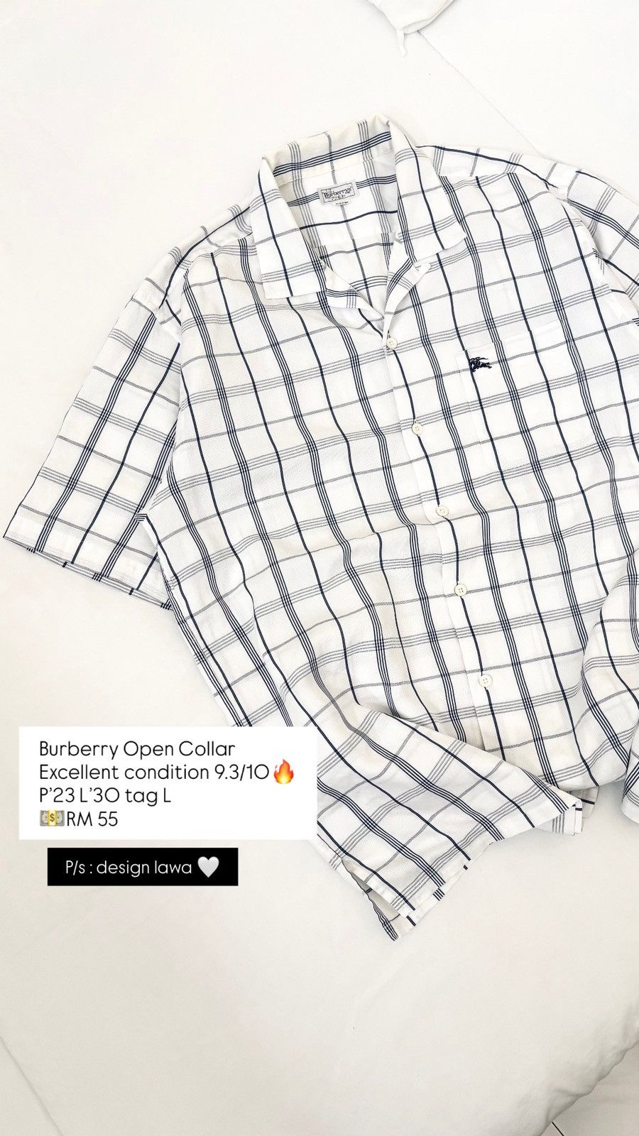 Burberry Burberry Open Collar Check Size US L / EU 52-54 / 3 - 3 Thumbnail