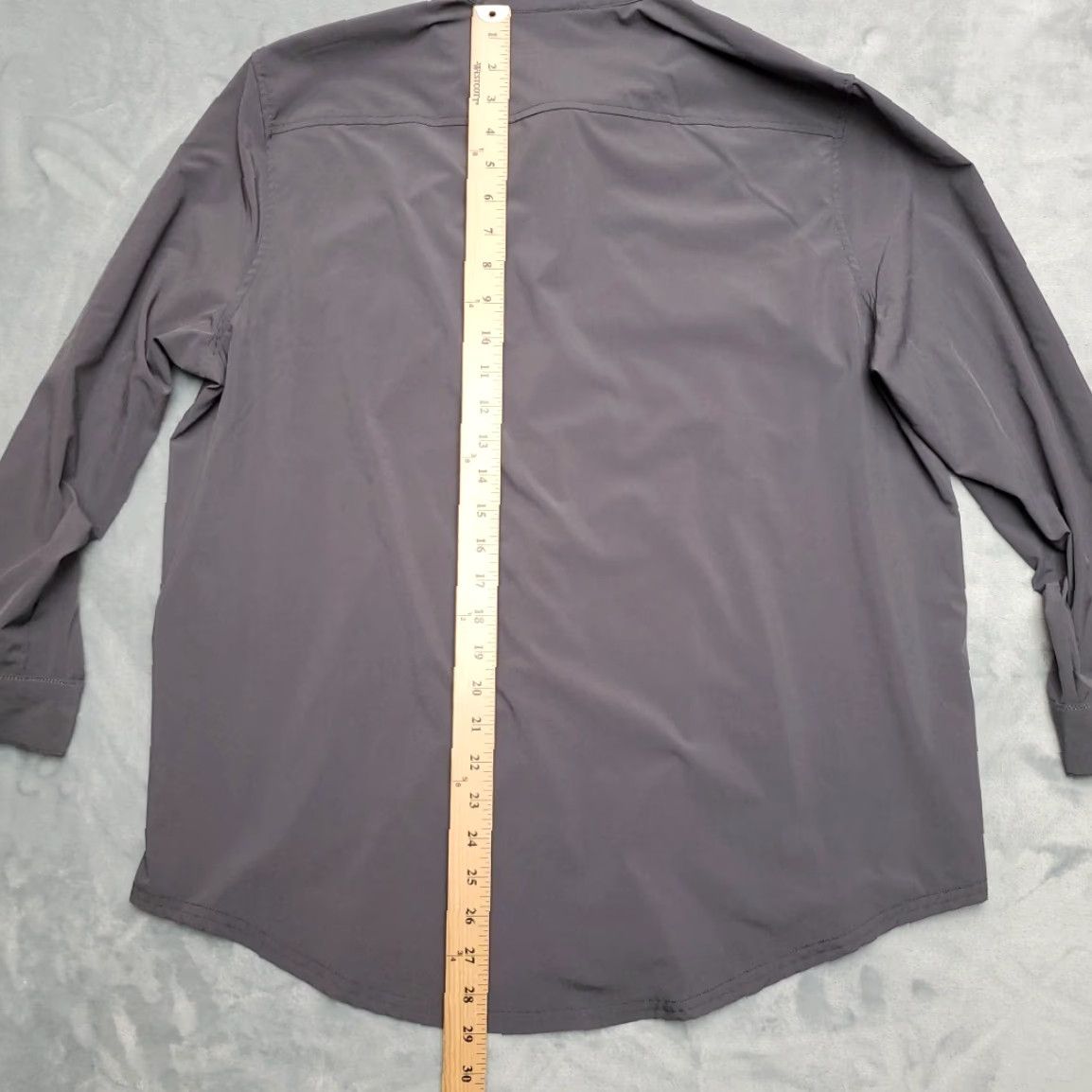 Eddie Bauer VINTAGE Eddie Bauer Shirt Womens XL Gray Long Sleeve Performance Stretch Outdoors Hiking Mens? Size XL / US 12-14 / IT 48-50 - 5 Thumbnail