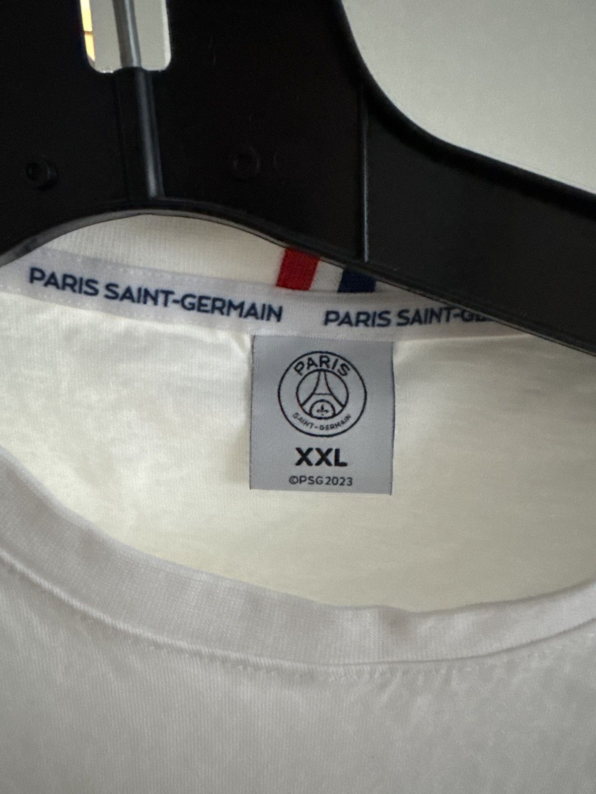 Other Official Paris Saint Germain White Logo t shirt Size US XXL / EU 58 / 5 - 4 Thumbnail