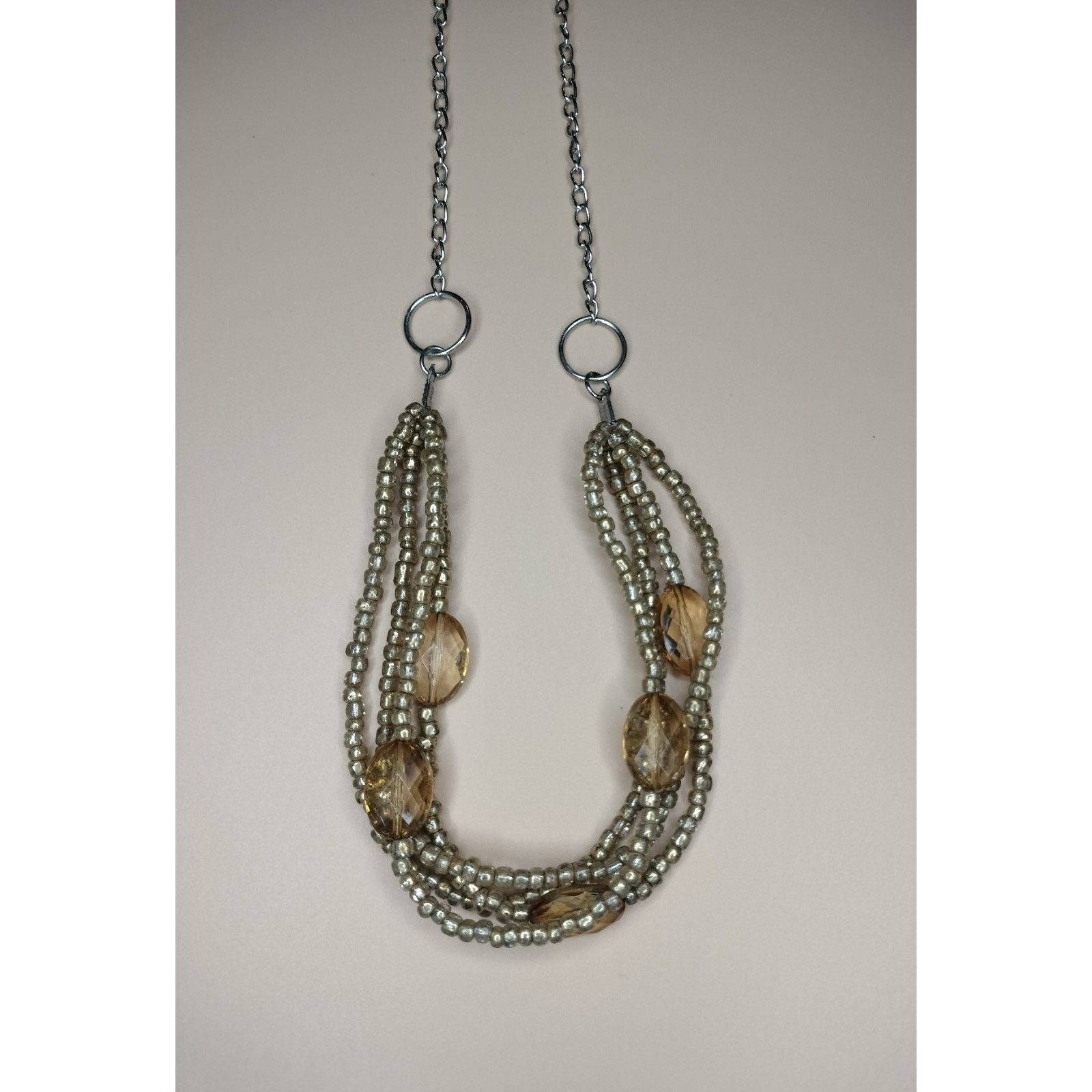 Other Cato Long Multi Strand Necklace Beaded Layered Chain Stateme Size ONE SIZE - 6 Thumbnail