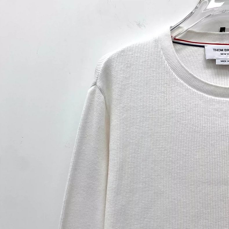 Thom Browne Thom browne Size 38 White striped round-neck long-sleeved Size US XS / EU 42 / 0 - 3 Thumbnail