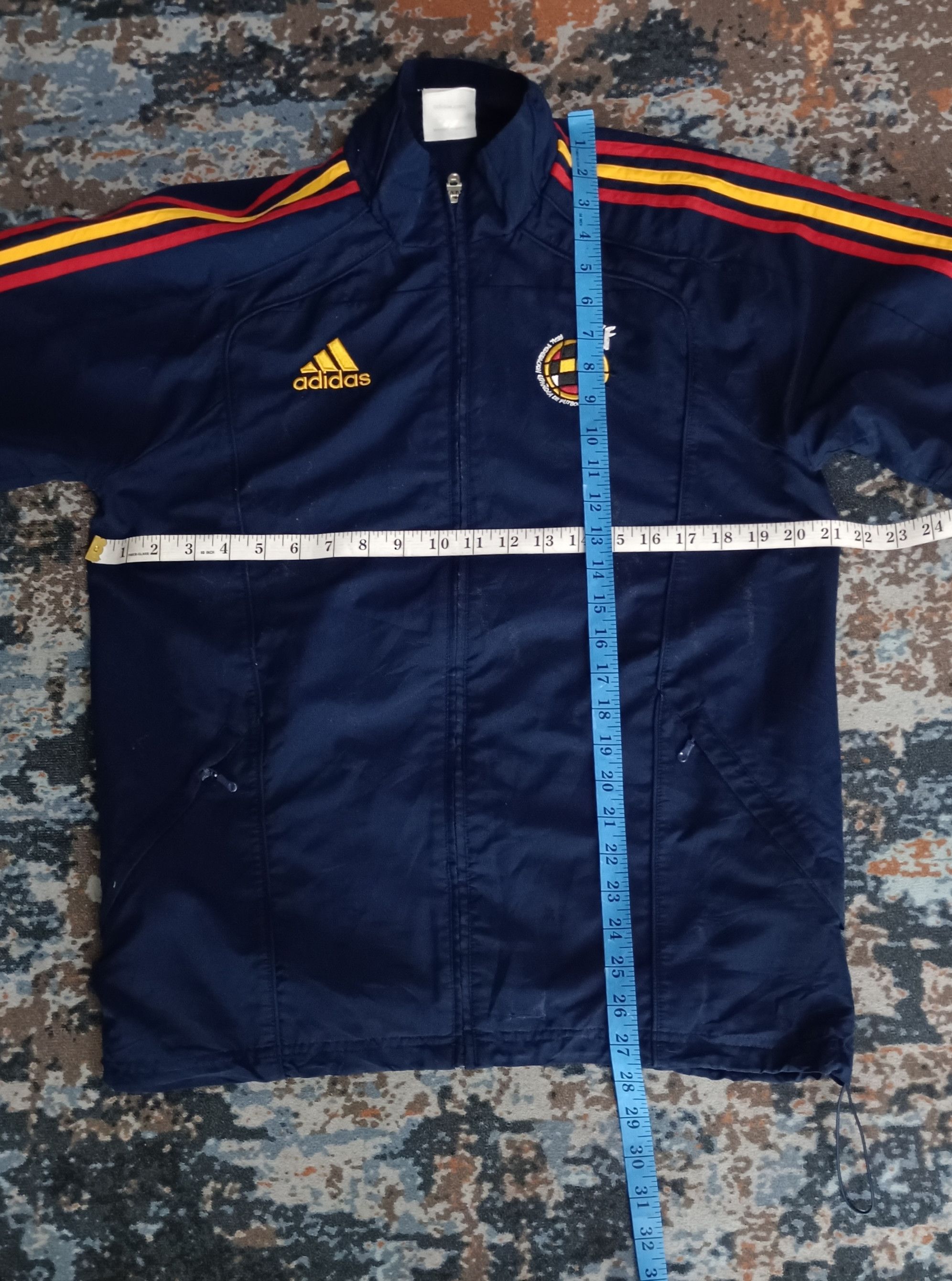 Adidas Adidas Spain 2010 World Cup Tracksuit Jacket Size US M / EU 48-50 / 2 - 20 Thumbnail