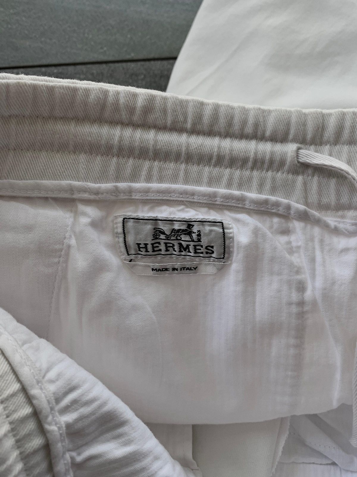 Hermes FREE TAX! Relaxed Cotton Pants Size US 33 - 8 Thumbnail