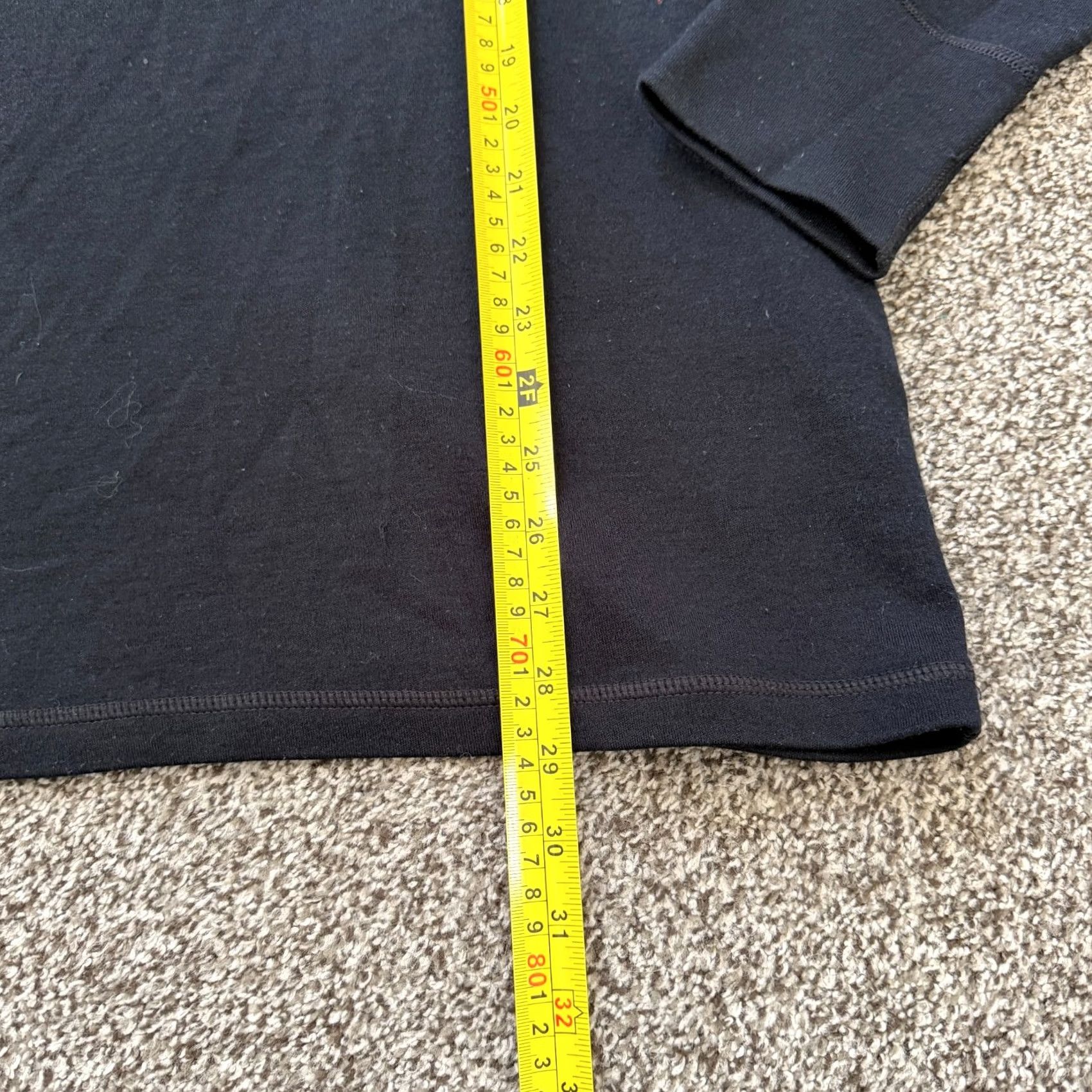 Vintage WoolX 100% Australian Merino Wool Midweight 1/4 Zip Black Men's Size L Size US L / EU 52-54 / 3 - 2 Thumbnail