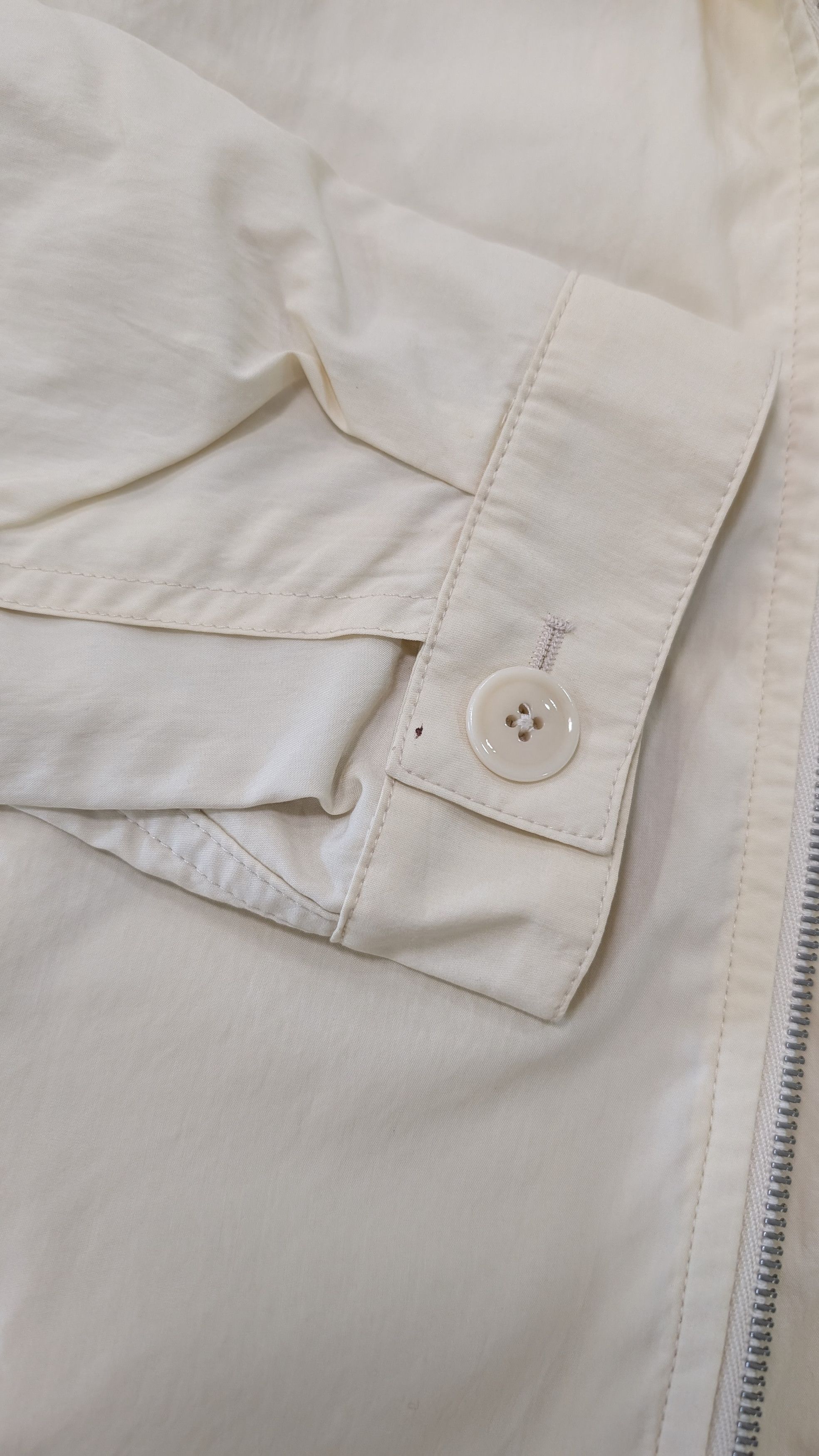 Lemaire Lemaire Creamy White Zipped Technical Blouson - Size LARGE Size US L / EU 52-54 / 3 - 11 Thumbnail