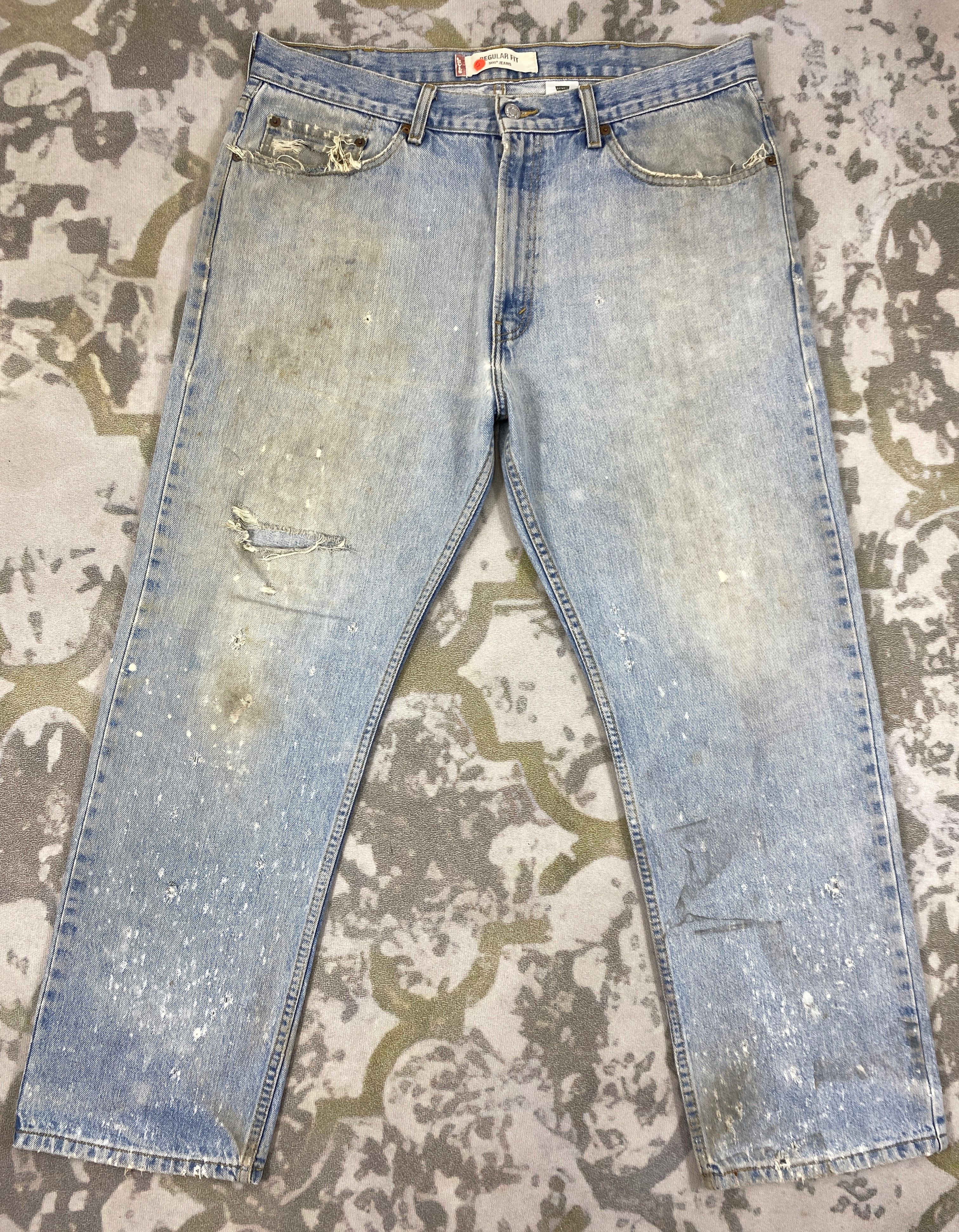 Levi's Light Blue Wash Vintage Levi's 505 37x29.5 Denim -JN1913 Size US 37 - 1 Thumbnail