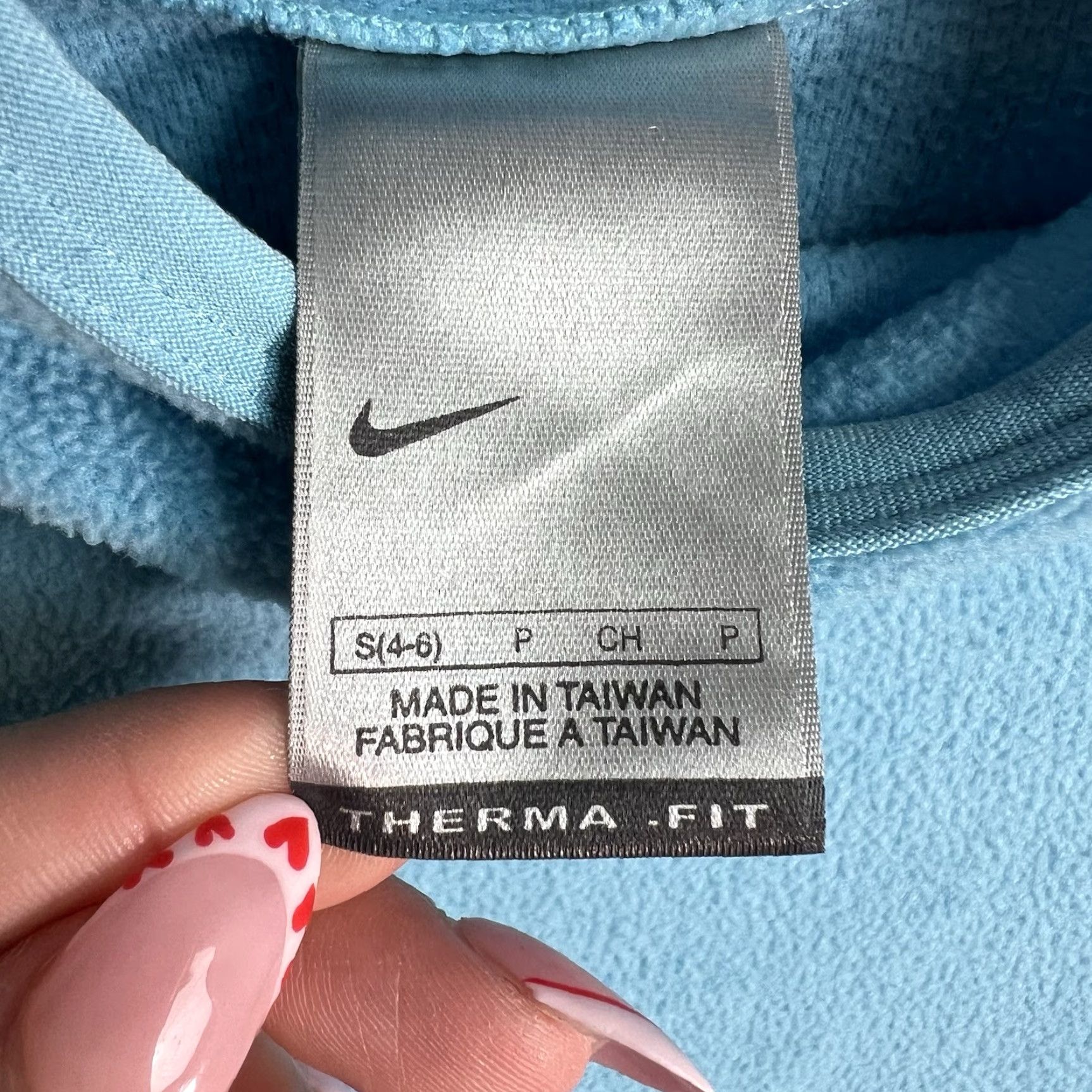 Nike VINTAGE Nike Therma Fleece Hoodie Women’s Small Blue Sweatshirt - Pullover, Knit, Sweatshirt, Activewear, 90s, Womens, Size S Size S / US 4 / IT 40 - 5 Thumbnail