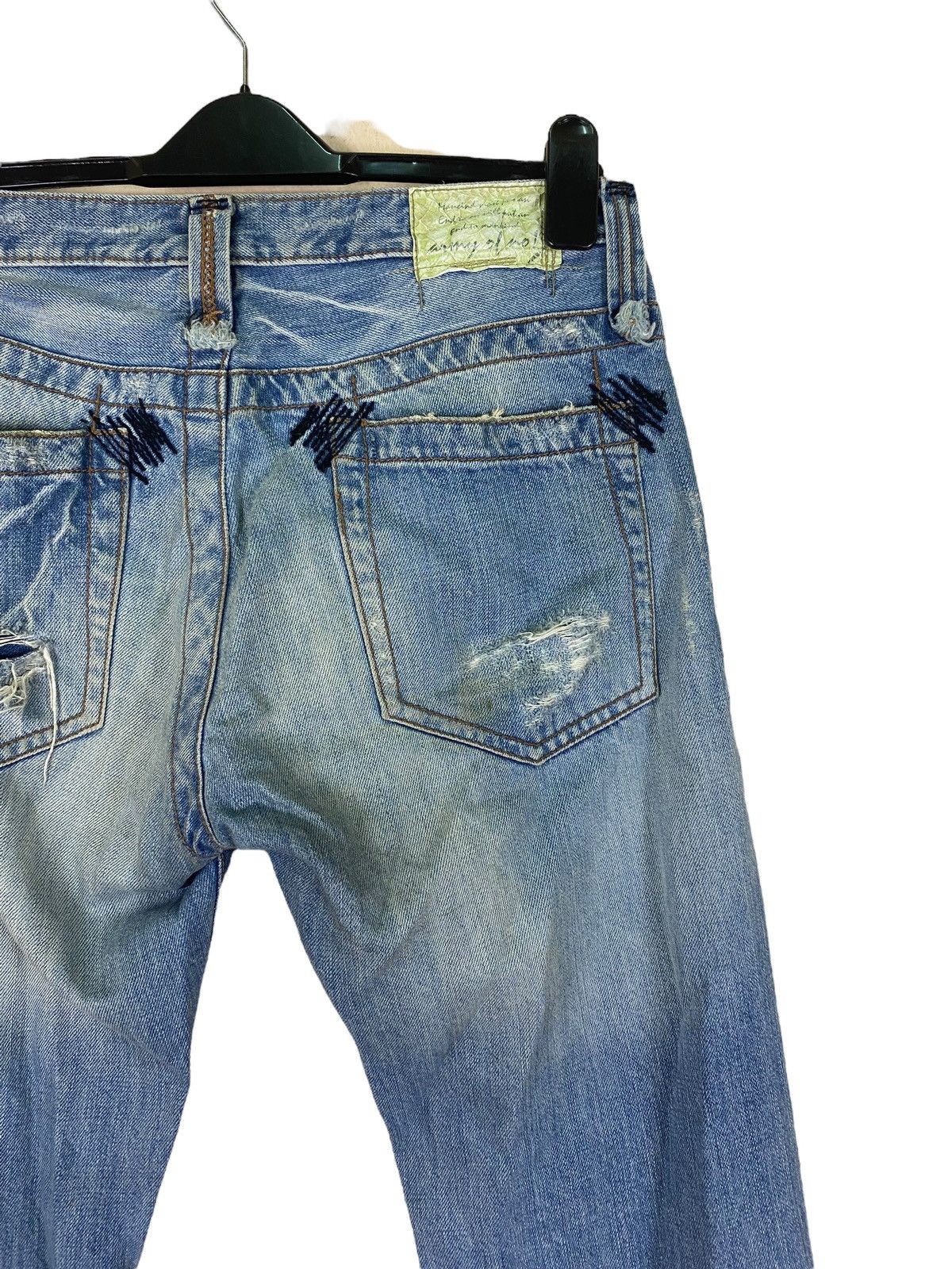 Japanese Brand Japanese Army of No Stud Hysteric Inspired Distressed Jeans Size US 32 / EU 48 - 8 Thumbnail
