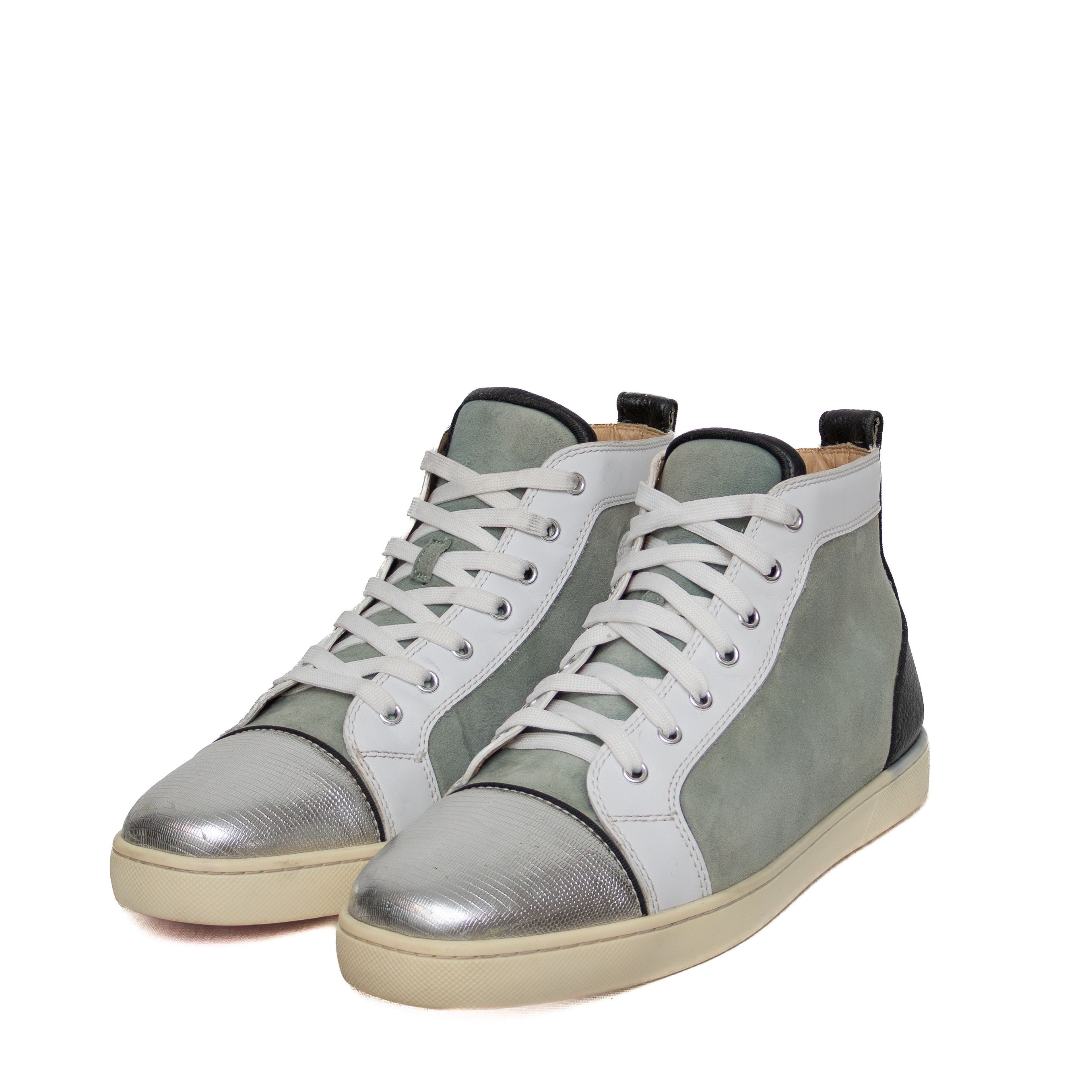 Christian Louboutin Christian Louboutin Grey Suede Sneakers US 12 / UK 11 Size US 12 / EU 45 - 1 Thumbnail