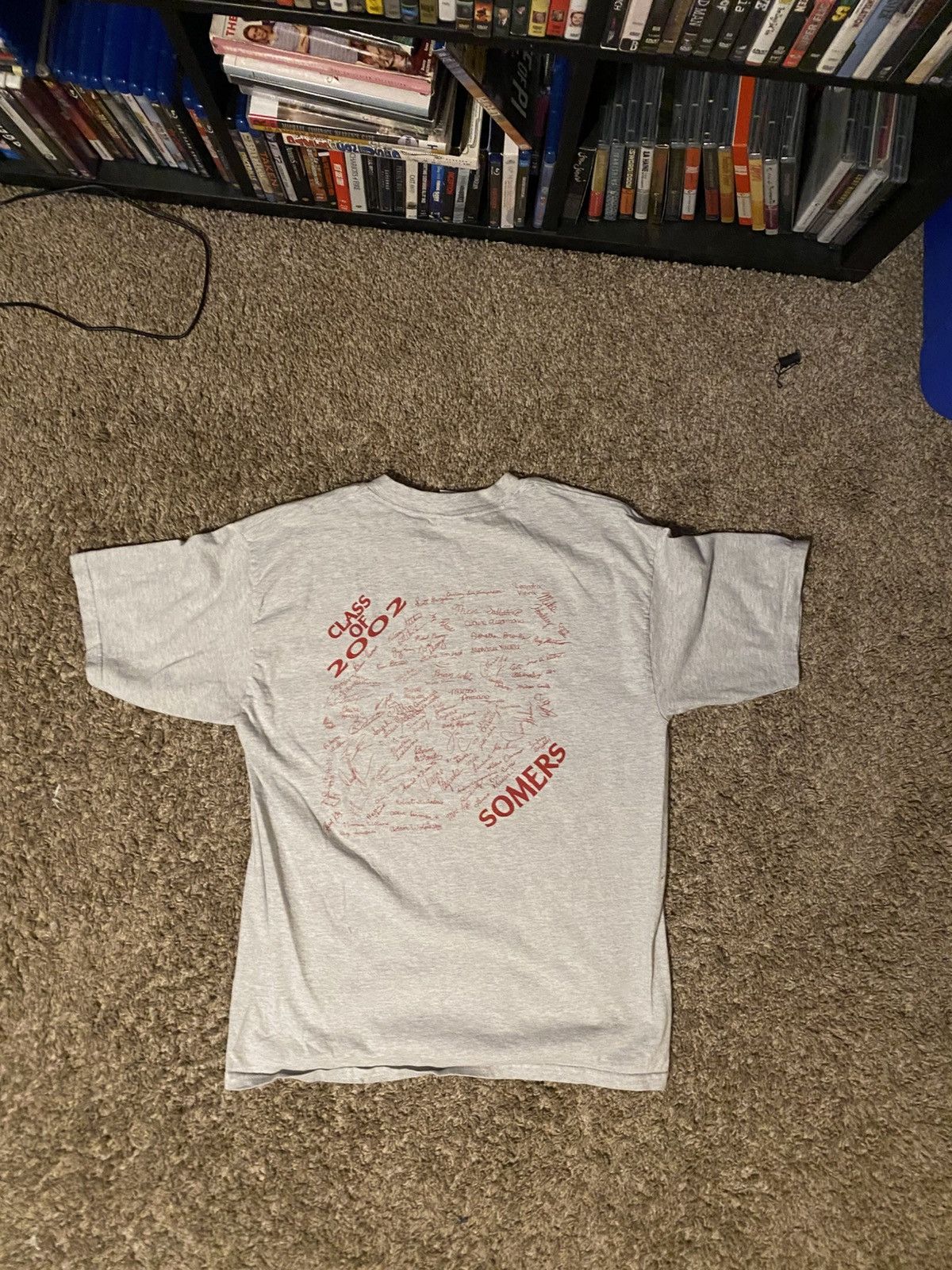 Gildan × Vintage Y2K 2002 College Tee Size US L / EU 52-54 / 3 - 3 Thumbnail