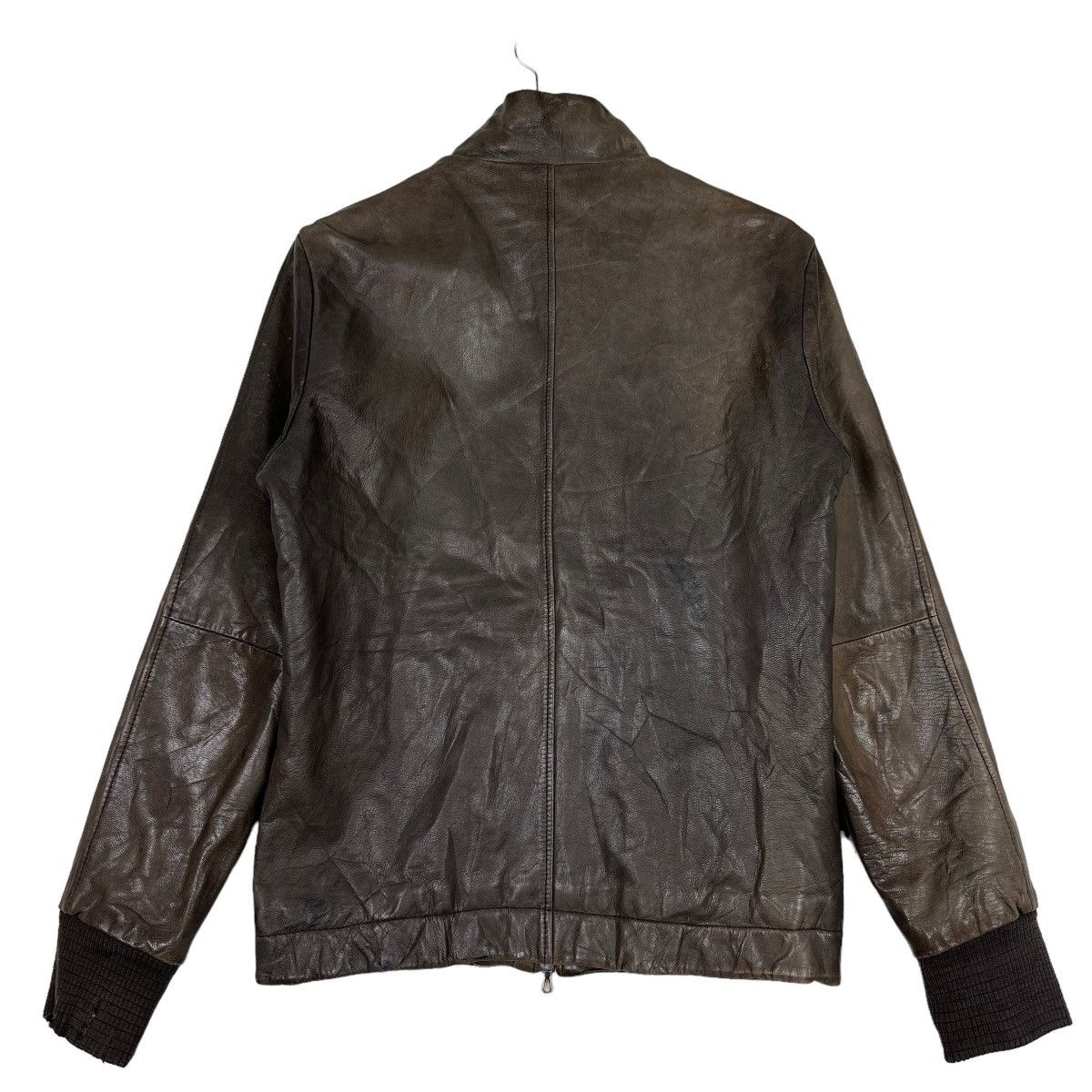 14th Addiction 🔥 NANO JOURNAL STANDARD GOAT SKIN BLOUSON LEATHER JACKET Size US M / EU 48-50 / 2 - 8 Thumbnail