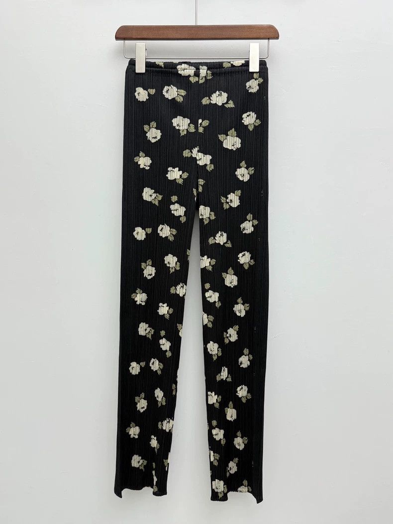 Issey Miyake Issey Miyake Pleats Please Floral Pants - dmc Size US 29 - 1 Thumbnail