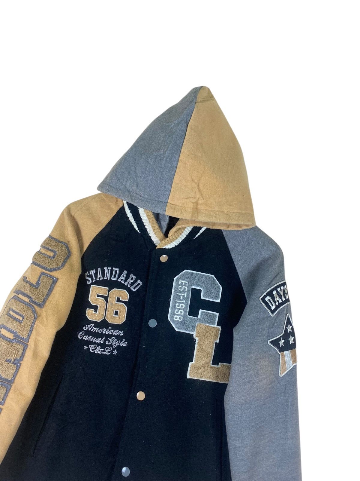 Japanese Brand Japanese Streetwear Co&Lu Hoodie Varsity Jacket Size US M / EU 48-50 / 2 - 4 Thumbnail