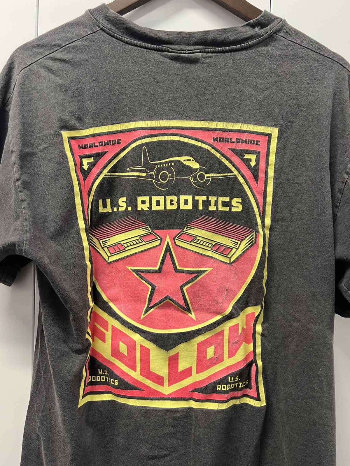 Vintage Y2K 2000's VTG Vintage U.S. Robotics Movement Retro T Shirt Size US L / EU 52-54 / 3 - 4 Thumbnail