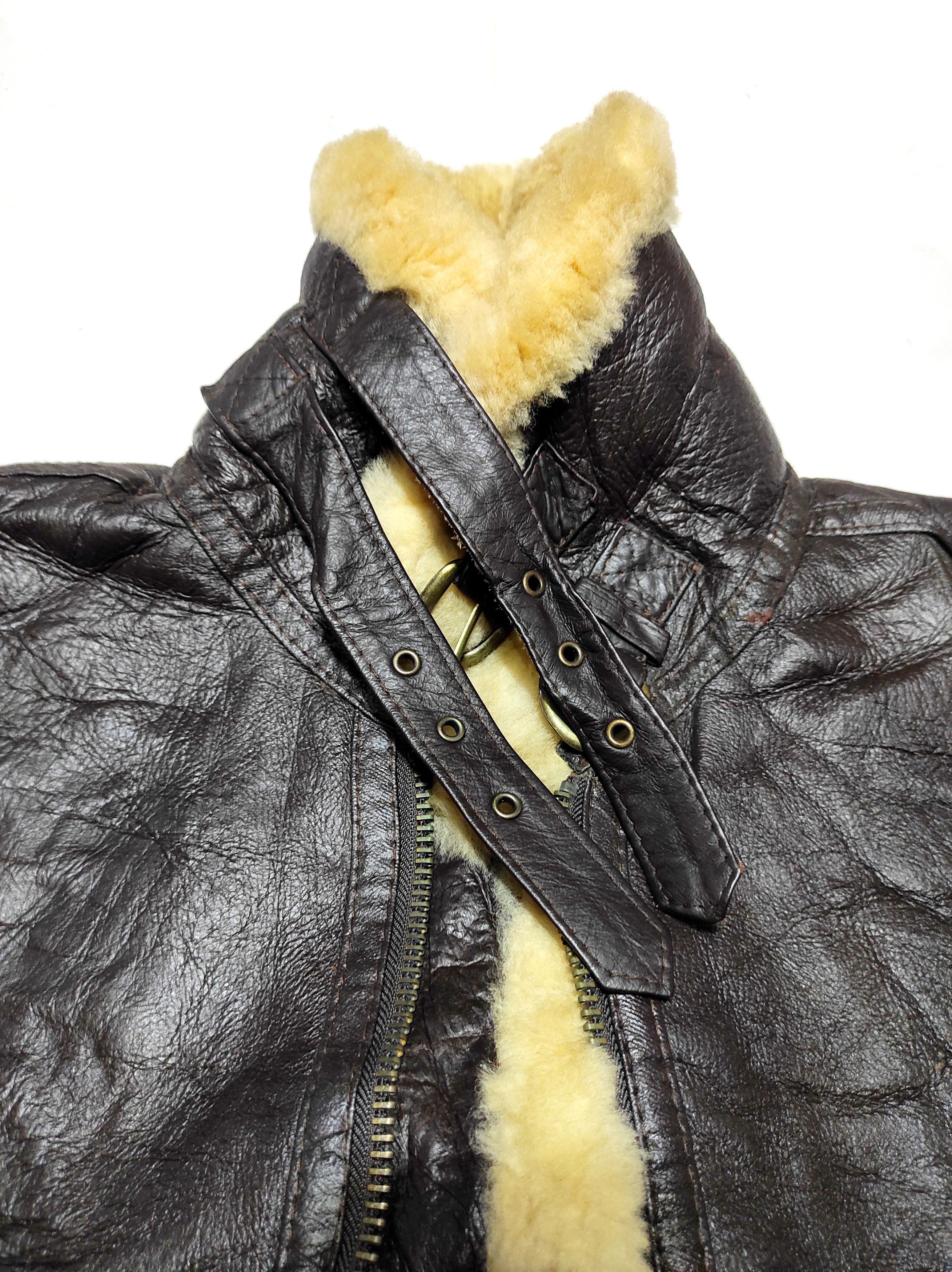 Other Beautiful Bomber Jacket type B3 Genuine leather Sheepskin Size US XL / EU 56 / 4 - 8 Thumbnail