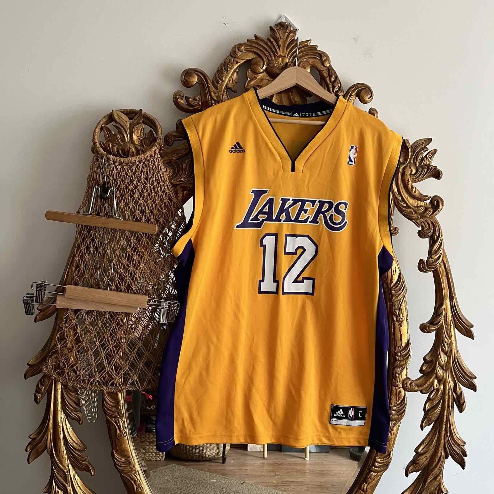 Adidas × NBA × Vintage Adidas Dwight Howard Los Angeles Lakers Jersey NBA Shirt Size US L / EU 52-54 / 3 - 1 Thumbnail