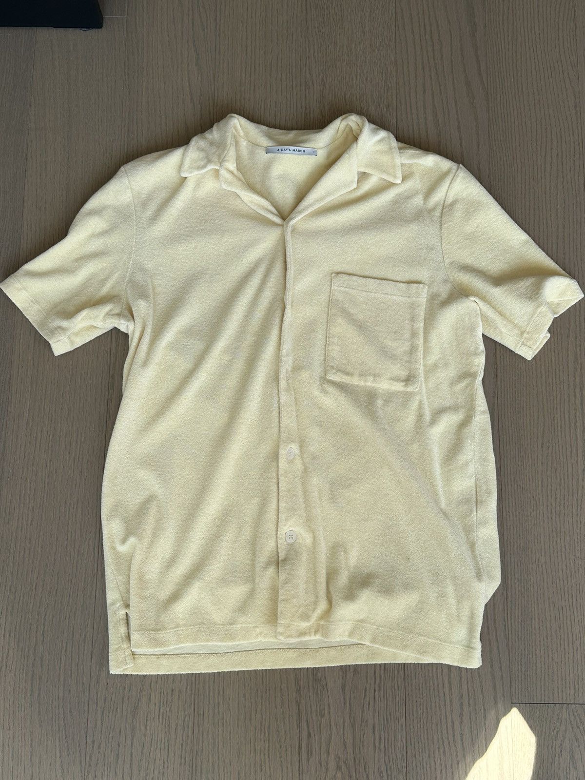 A Day's March Yellow Terry Yamu Shirt Size US S / EU 44-46 / 1 - 1 Thumbnail