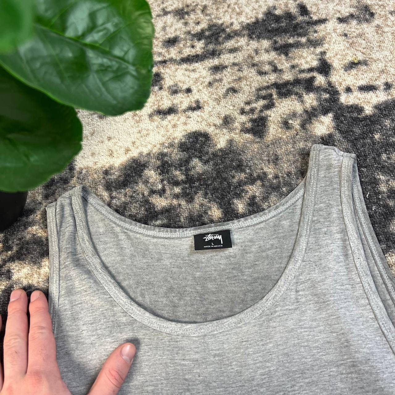Stussy Stussy Big Logo Vintage Y2K Distressed Tank Top Size US L / EU 52-54 / 3 - 12 Thumbnail