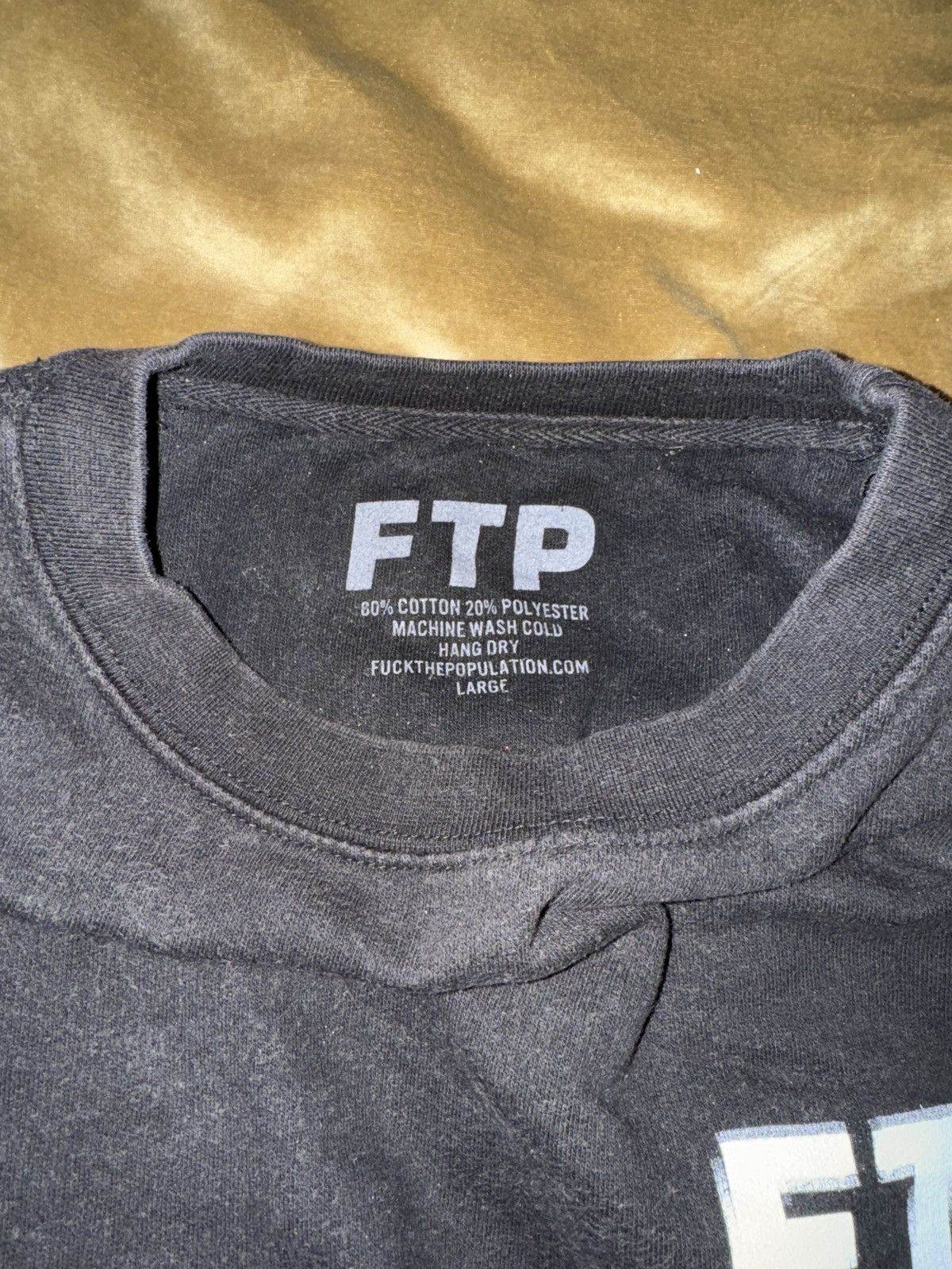 Fuck The Population FTP Blurred crewneck Size US L / EU 52-54 / 3 - 3 Thumbnail