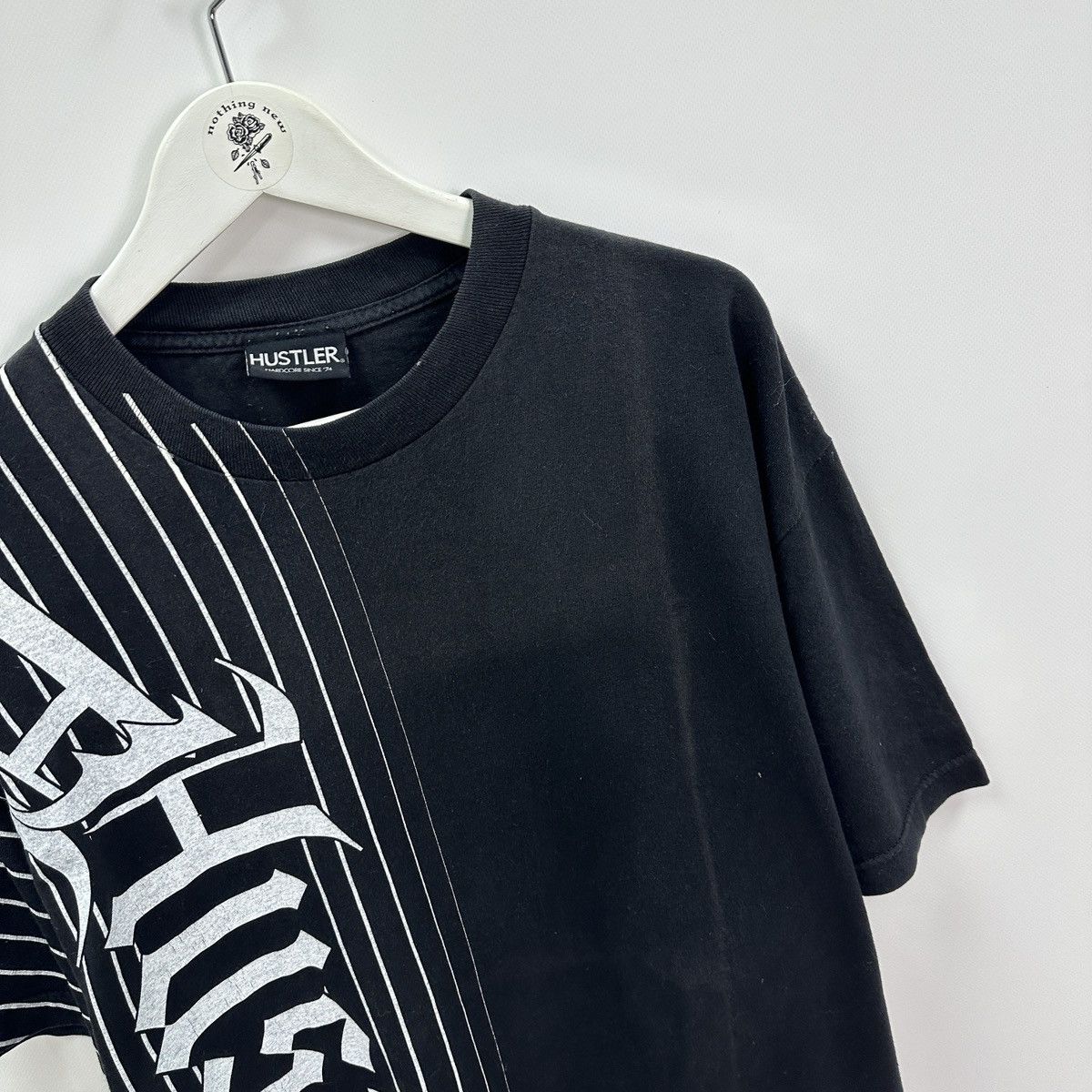 Vintage Vintage 00s Hustler Og big logo sun faded tee y2k hype rare Size US XL / EU 56 / 4 - 5 Thumbnail