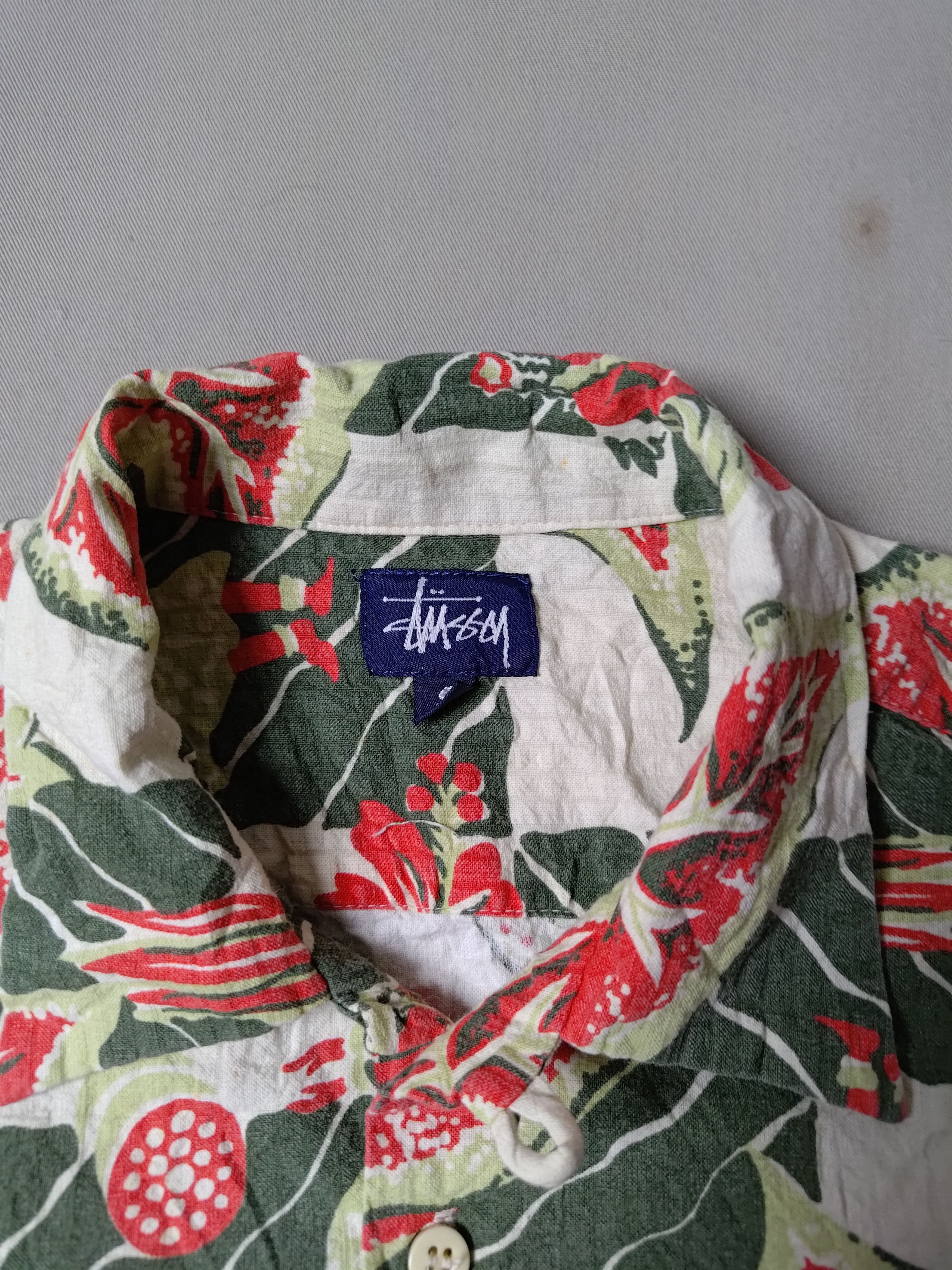 Stussy Vintage Stussy Hawaii Aloha Shirt 90's Size US S / EU 44-46 / 1 - 3 Thumbnail