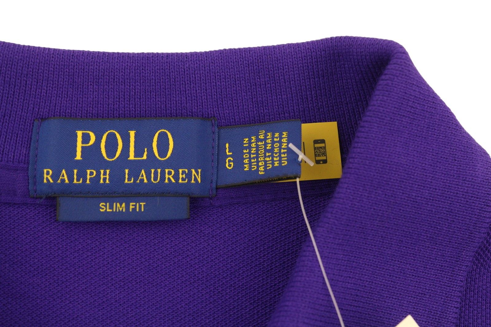 Ralph Lauren SLIM FIT L Purple Cotton Embroidered Logo 87876 Size US L / EU 52-54 / 3 - 7 Thumbnail