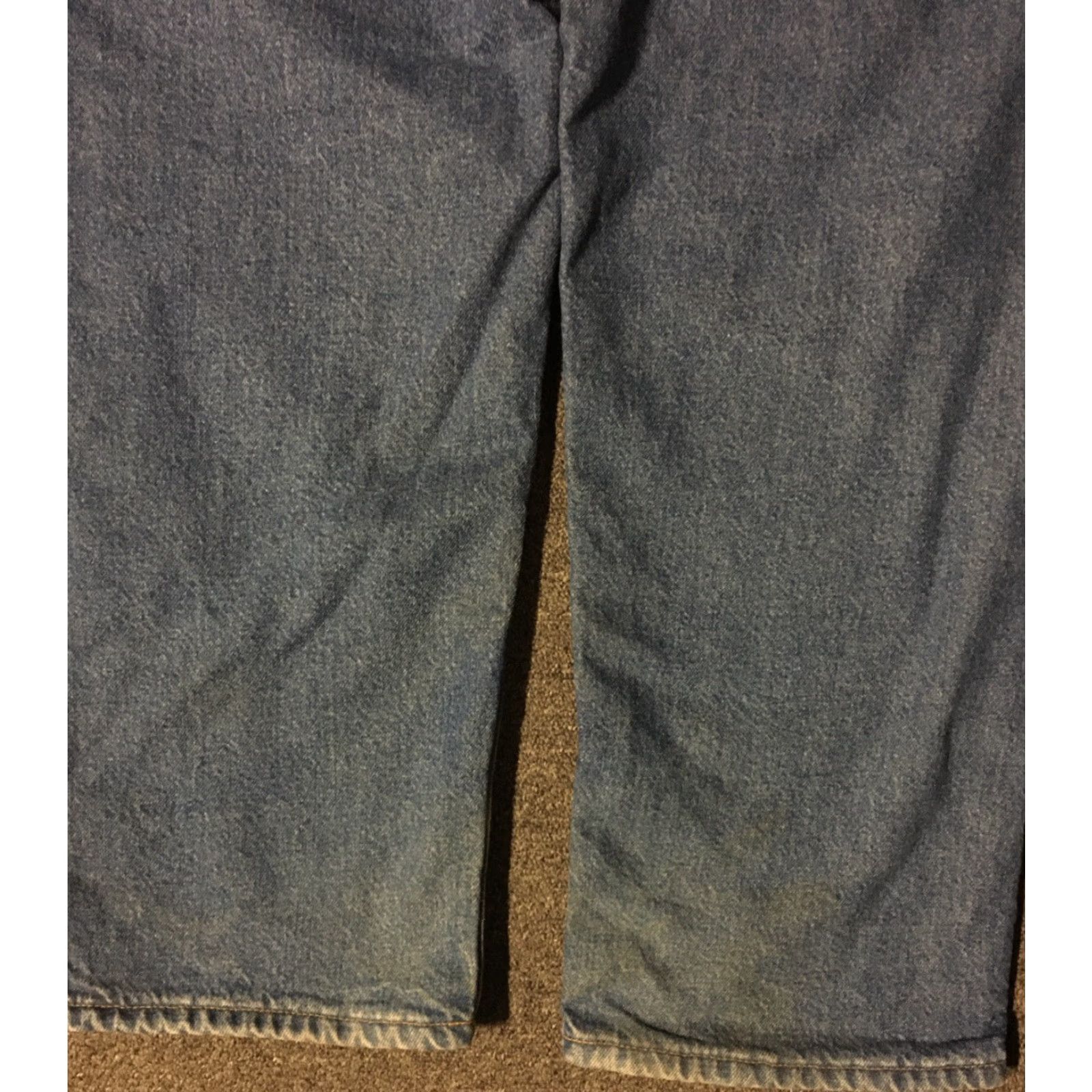 Carhartt Vtg Carhartt Faded Fleece Lined Jeans 35/32 Work Biker Grunge Skate WIP 90s USA Size US 35 - 5 Thumbnail