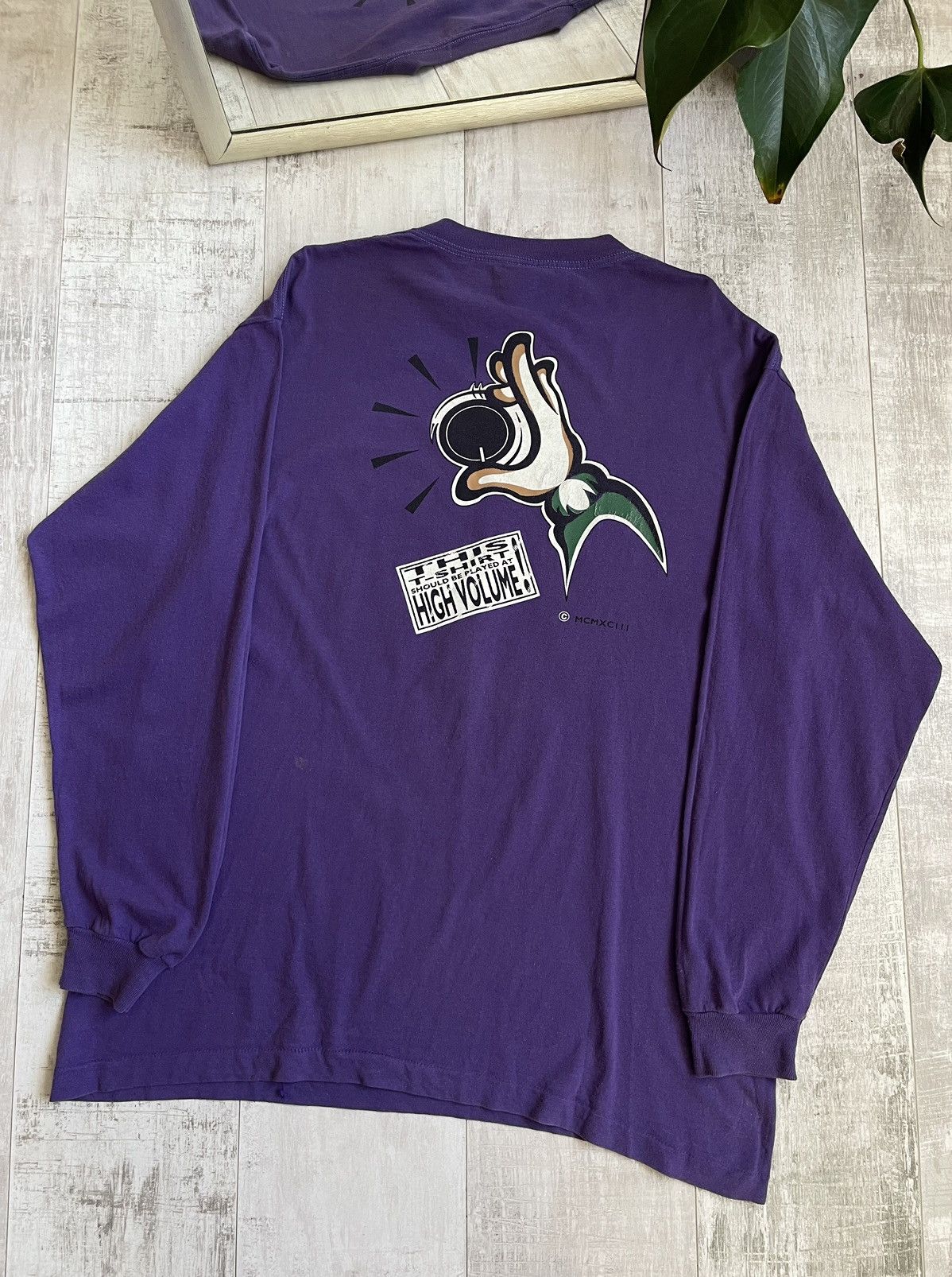 Rap Tees ❗️RARE❗️Unity Records London 1993 MCMXCIII Long Sleeve Shirt Size US XL / EU 56 / 4 - 2 Thumbnail
