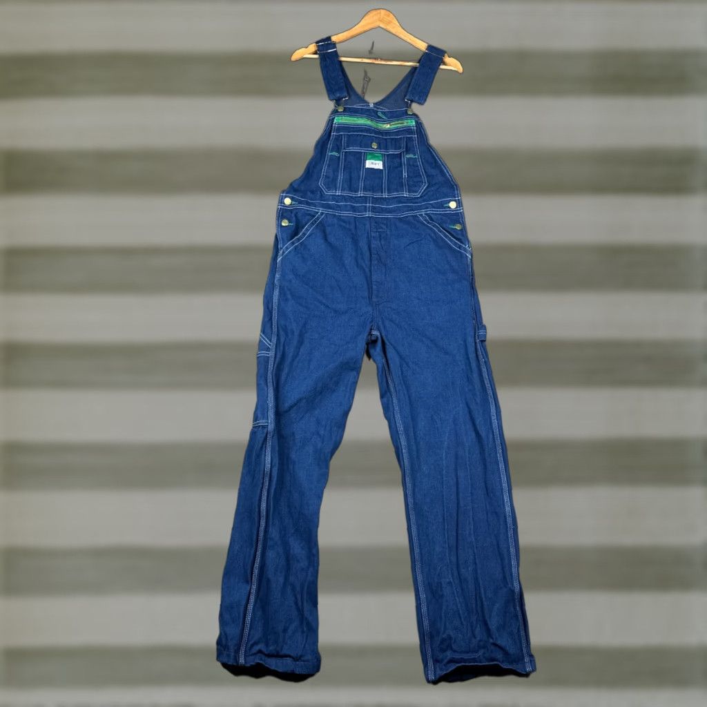 Liberty Bib Overalls Mens 32x32 Jeans Blue Denim Workwear Carpenter 30 Inseam USA 5-Pocket Mens Regular Size 32x32