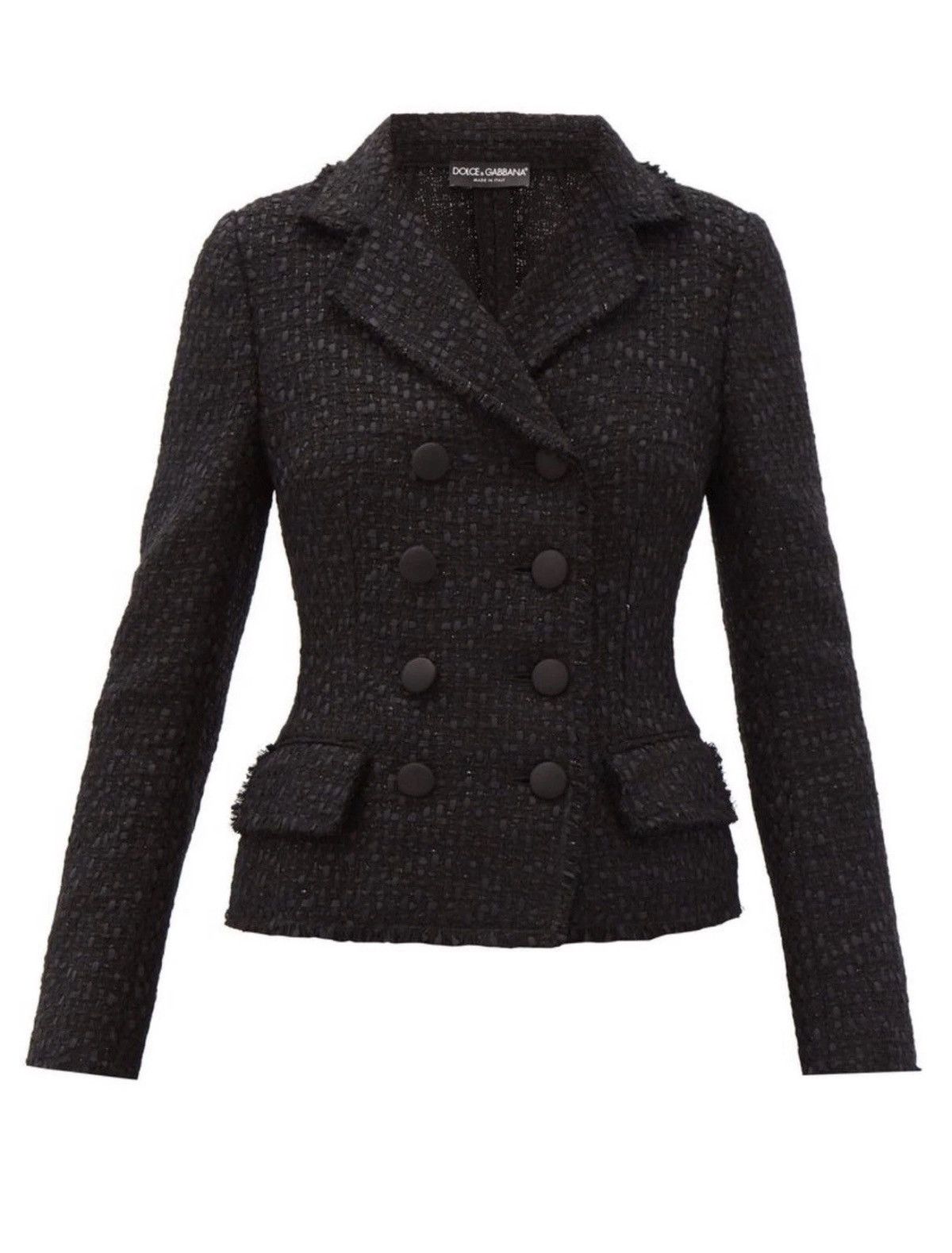 Dolce & Gabbana Rare Chic Dolce Gabbana Boucle Tweed Blazer Japan Exclusive Size XS / US 0-2 / IT 36-38 - 1 Thumbnail