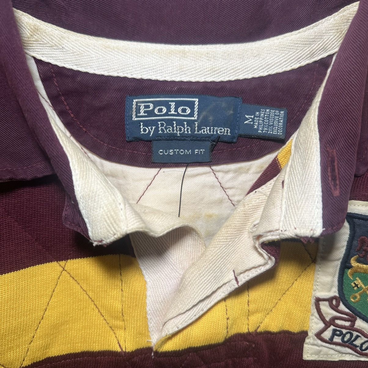 Polo Ralph Lauren Polo Ralph Lauren & Co Rugby Custom Fit Striped Shirt Size US M / EU 48-50 / 2 - 5 Thumbnail