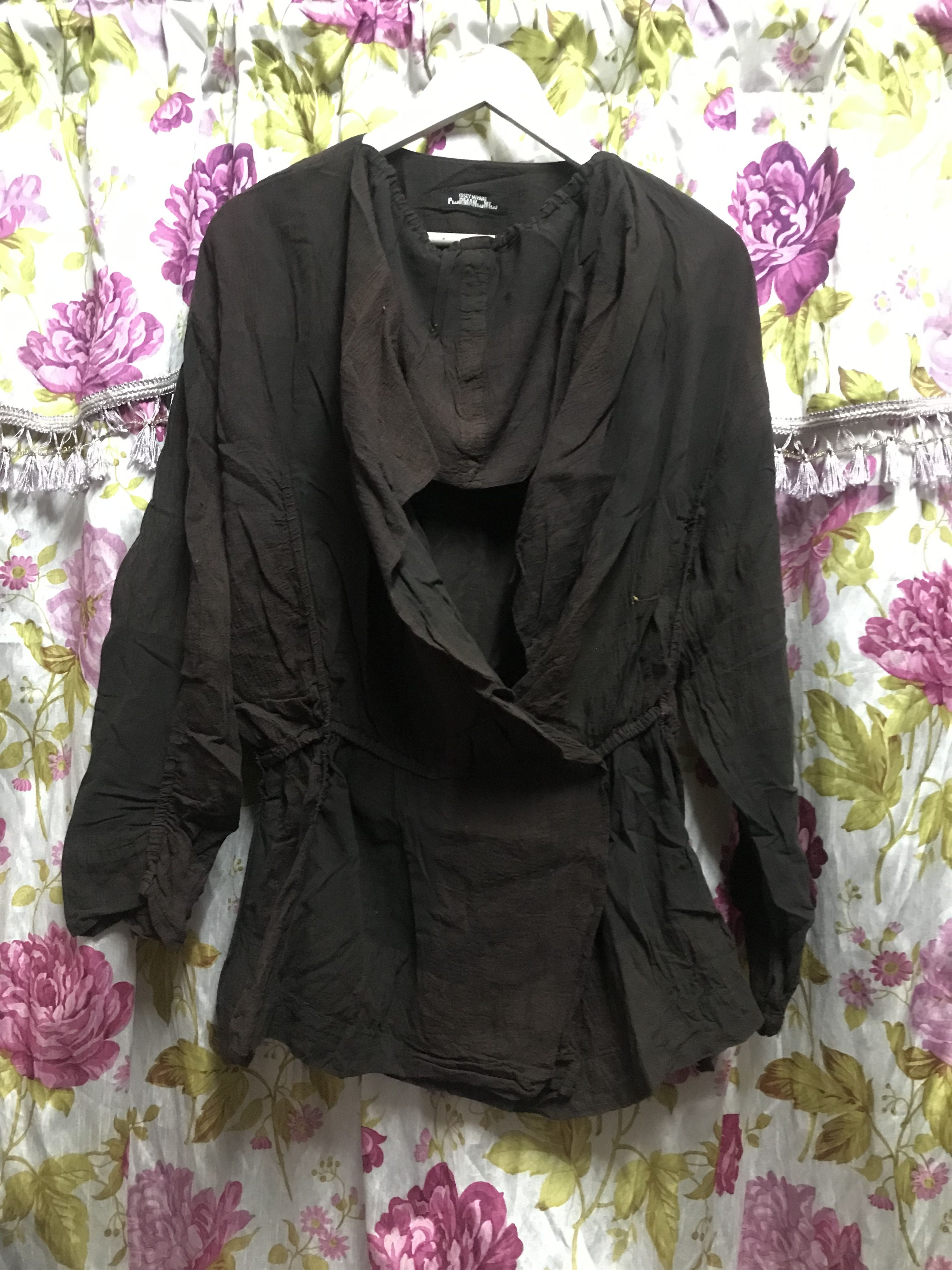 80s Issey miyake perminite two colour
