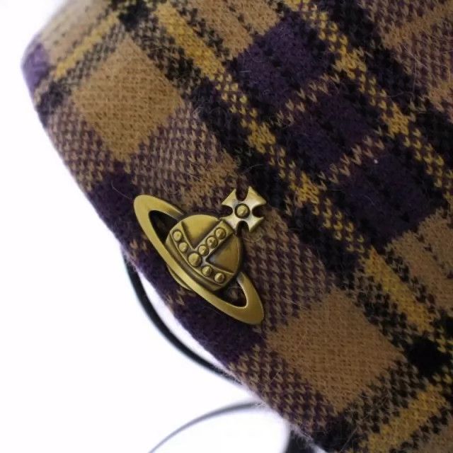 Vivienne Westwood Vivienne Westwood An old-fashioned checked beret Size ONE SIZE - 6 Thumbnail