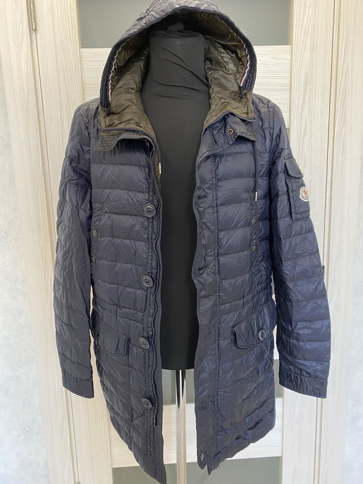 Moncler Moncler Benjamin Light Down Long Jacket Coat Size US M / EU 48-50 / 2 - 2 Thumbnail