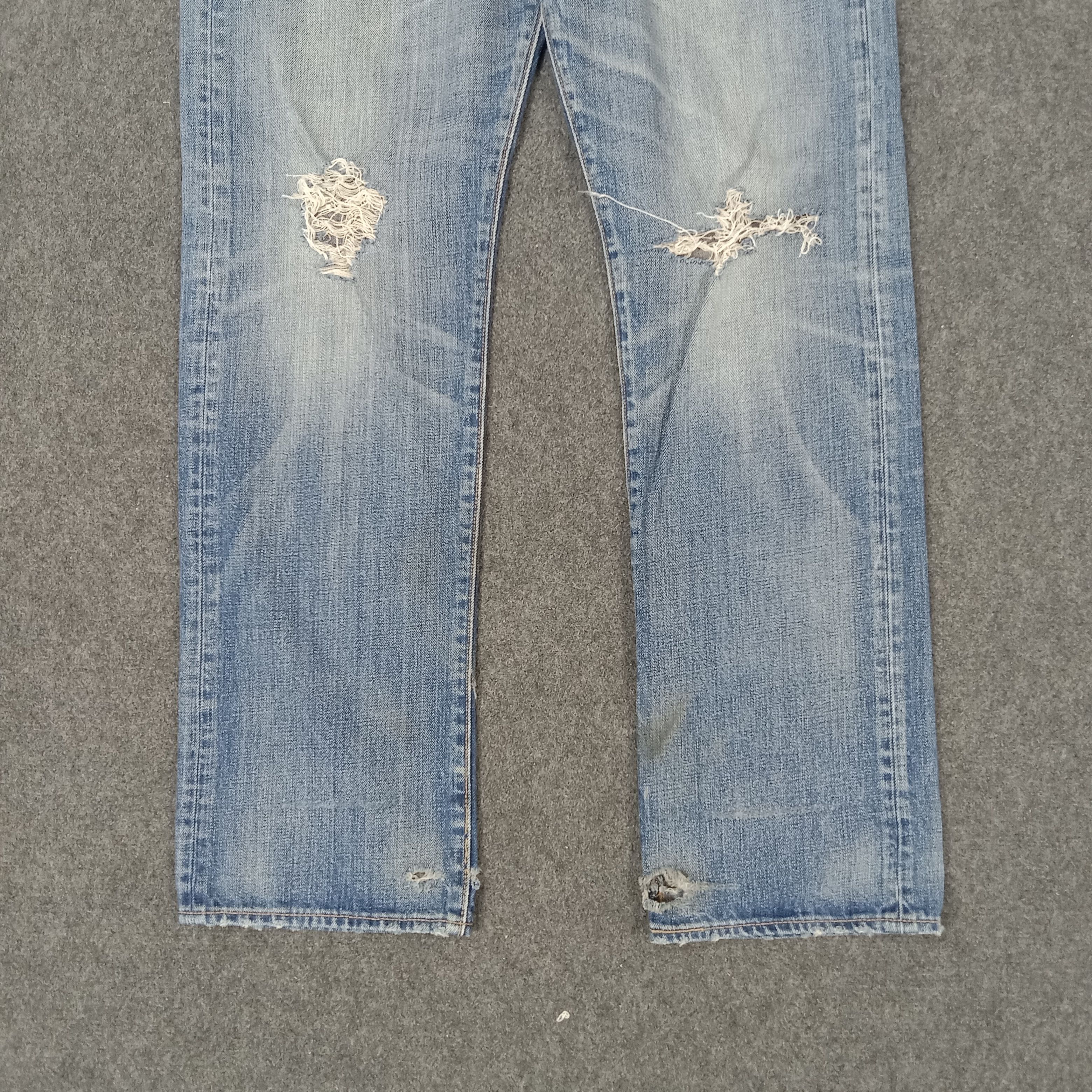 Levi's × Vintage Levi's American Distressed Style Denim Jeans Size US 32 / EU 48 - 5 Thumbnail