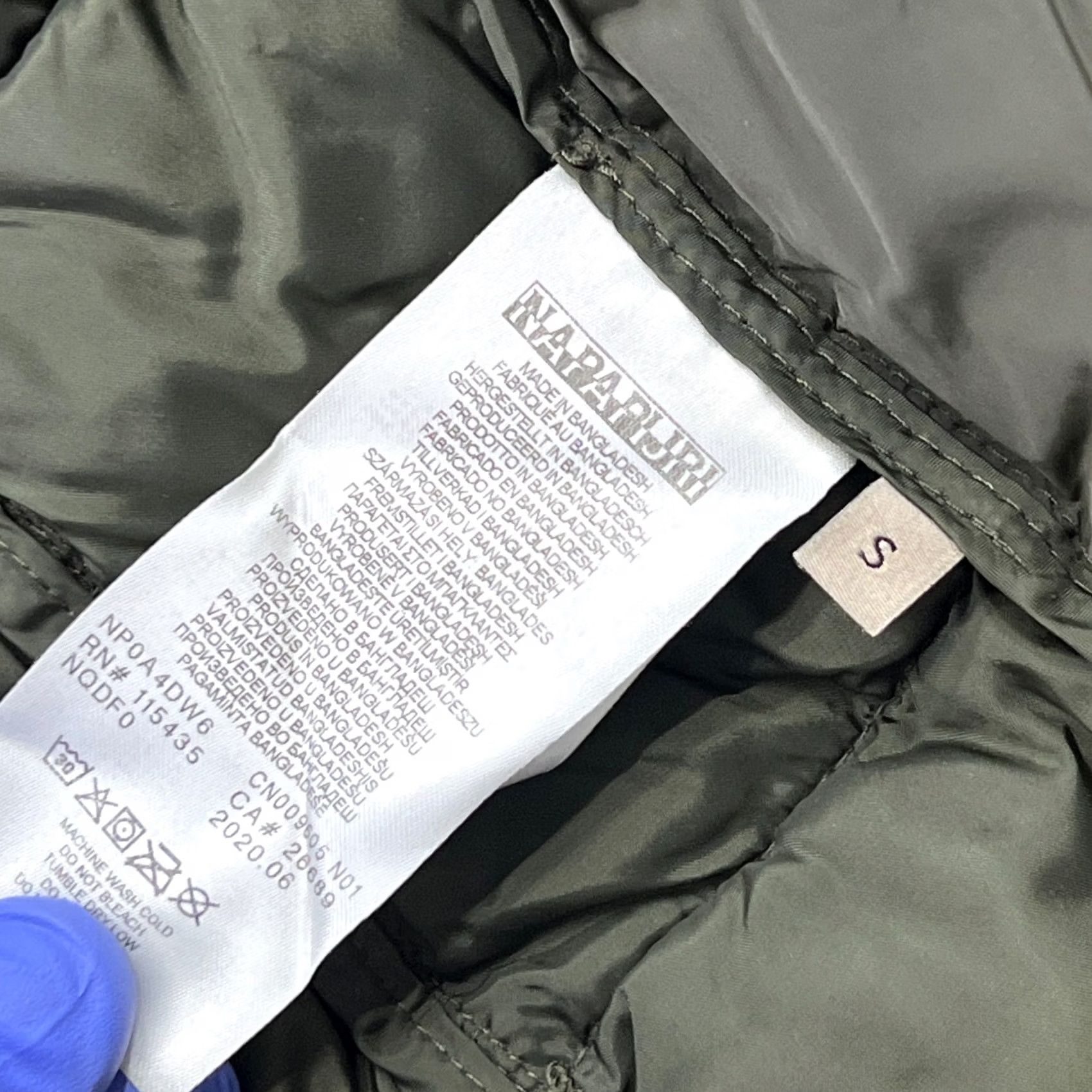 Napapijri Napapijri Jacket Mens XL Green Puffer Full Zip Hooded Insulated Pockets Size US XL / EU 56 / 4 - 7 Thumbnail