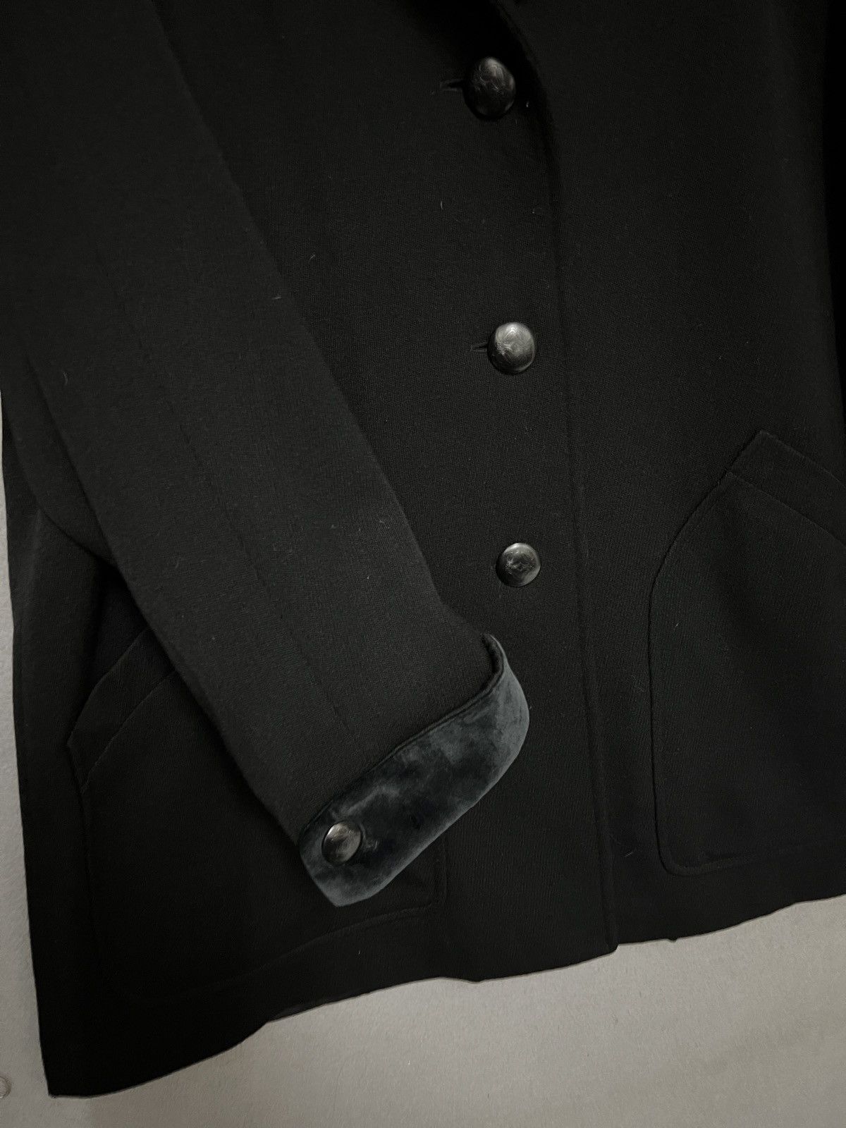 Loewe 540. LOEWE Vintage Black Boxy Cut Jacket Size US L / EU 52-54 / 3 - 12 Thumbnail