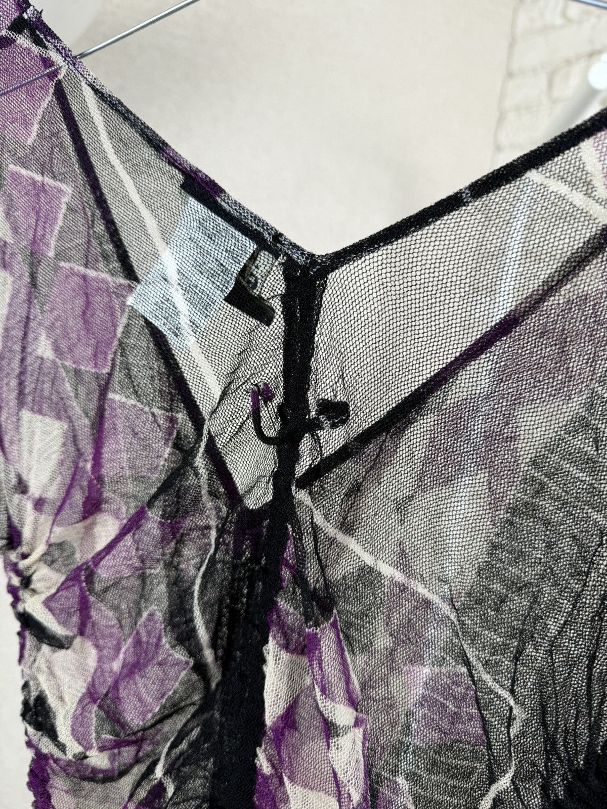 Jean Paul Gaultier Jean Paul Gaultier Extra Long Sleeve Mesh Multicolour Shirt Size M / US 6-8 / IT 42-44 - 14 Thumbnail