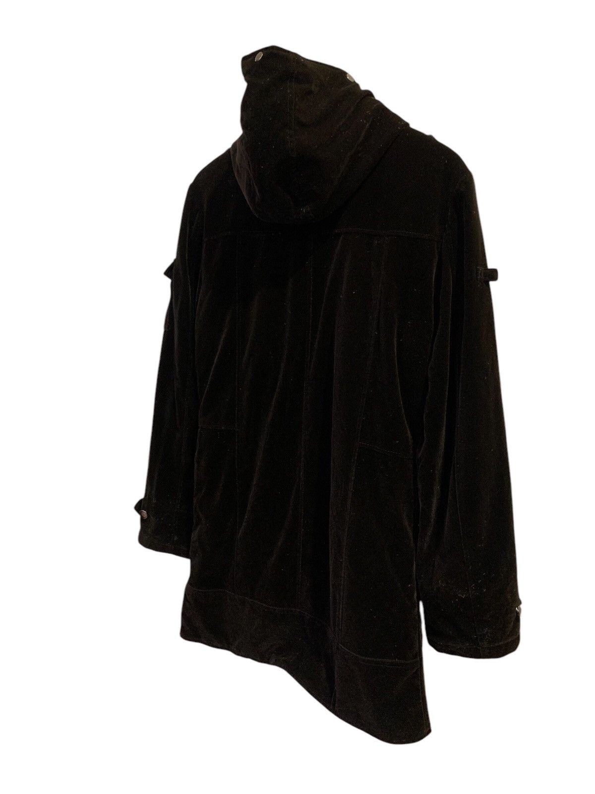 Japanese Brand Authentic Velvet Hooded Jacket Size US L / EU 52-54 / 3 - 6 Thumbnail
