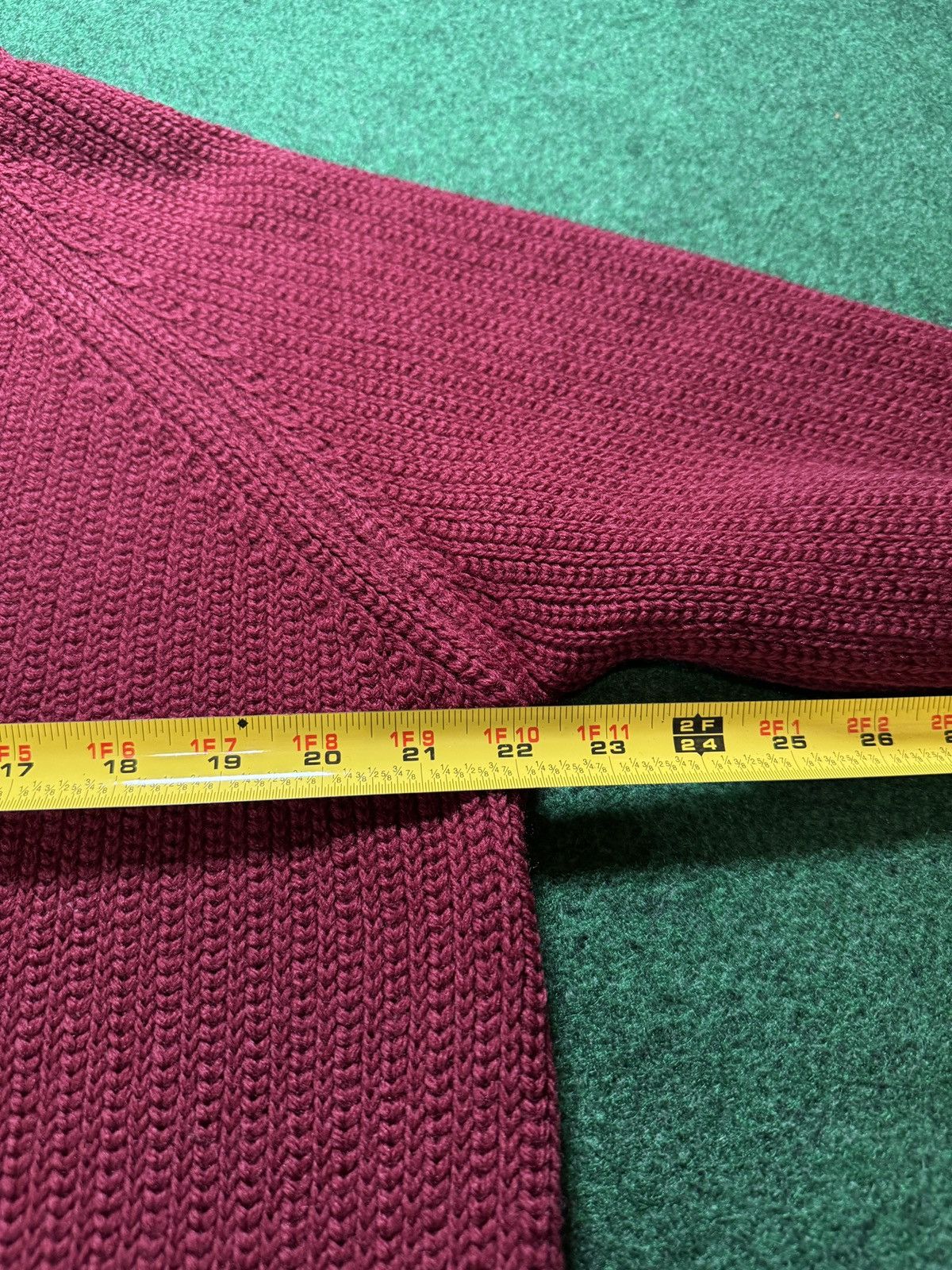 Pendleton × Vintage Vintage 90s Pendleton 100% Wool Red Knit Crewneck Sweater Size US XL / EU 56 / 4 - 4 Thumbnail
