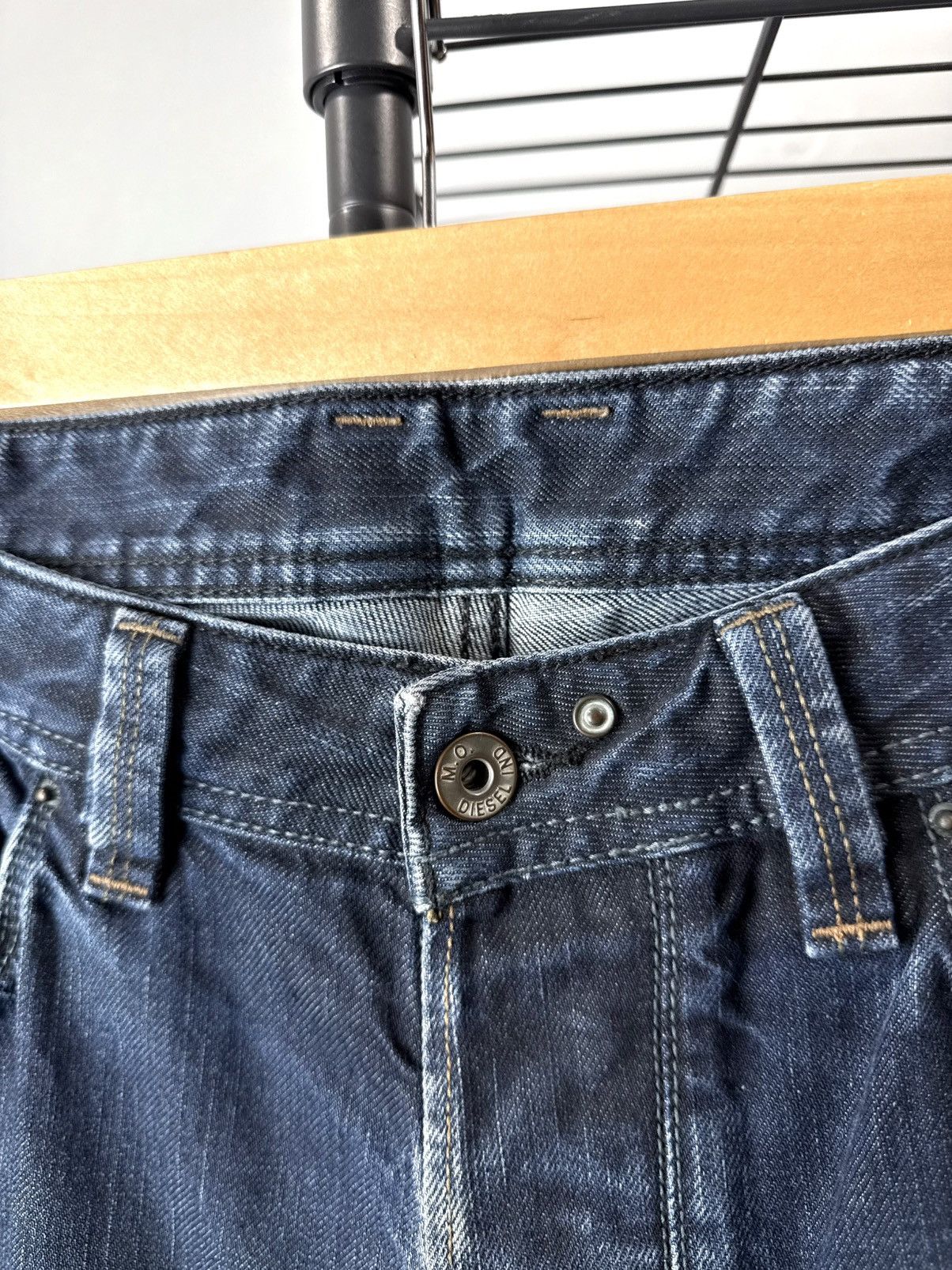 Diesel Vintage Diesel Yarik Embroidered Pockets Denim Pants Y2K Size US 31 - 5 Thumbnail
