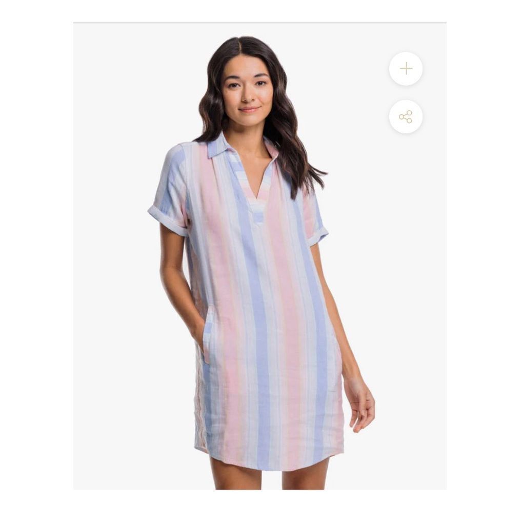 Southern Tide Southern Tide Kamryn Resort Stripe Dress Boat Blue $138 M Size M / US 6-8 / IT 42-44 - 1 Thumbnail