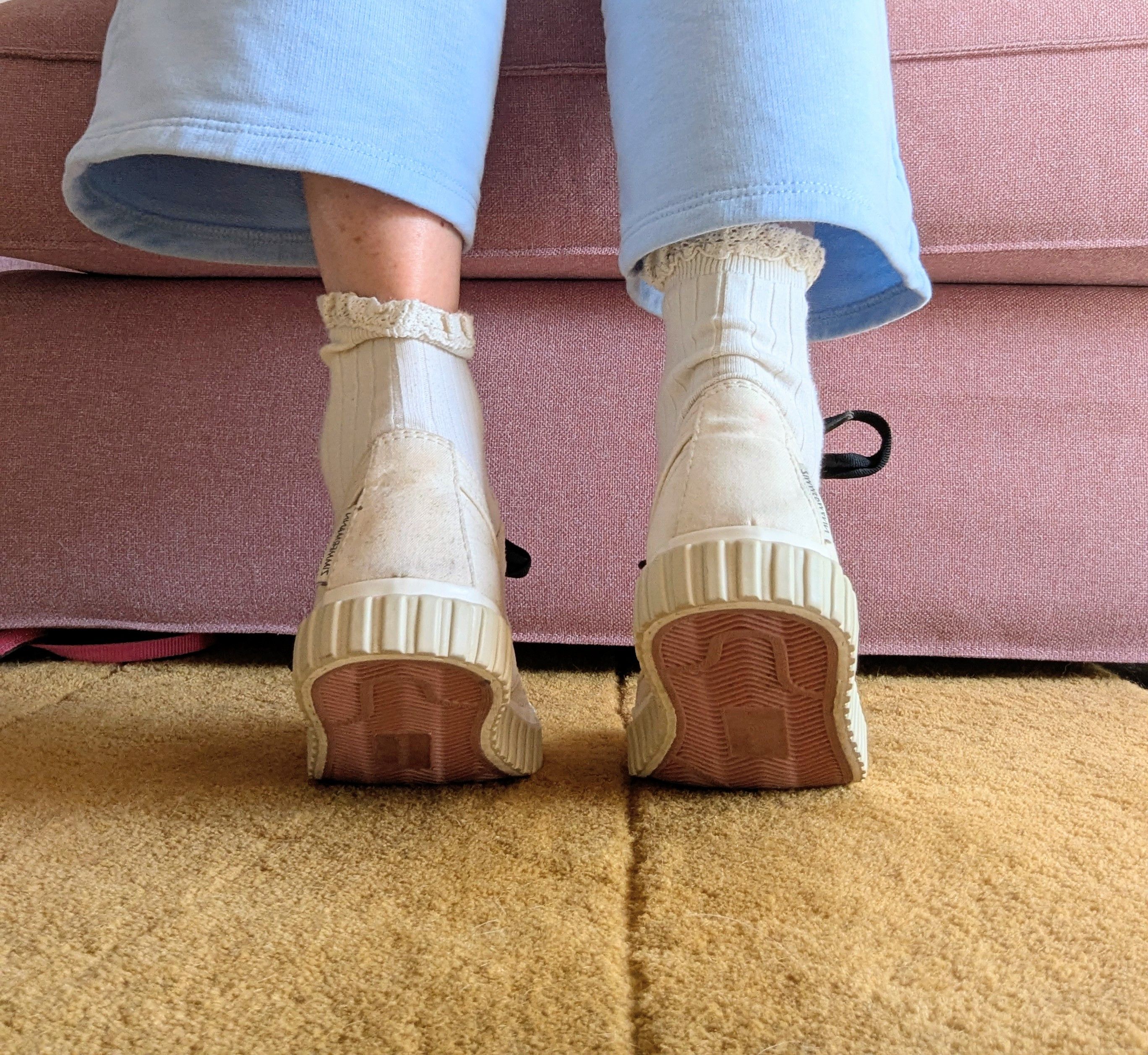 Zimmermann Zimmermann Canvas Ribbon Sneakers Cream Black 37 US 6.5 Size US 7 / IT 37 - 12 Thumbnail
