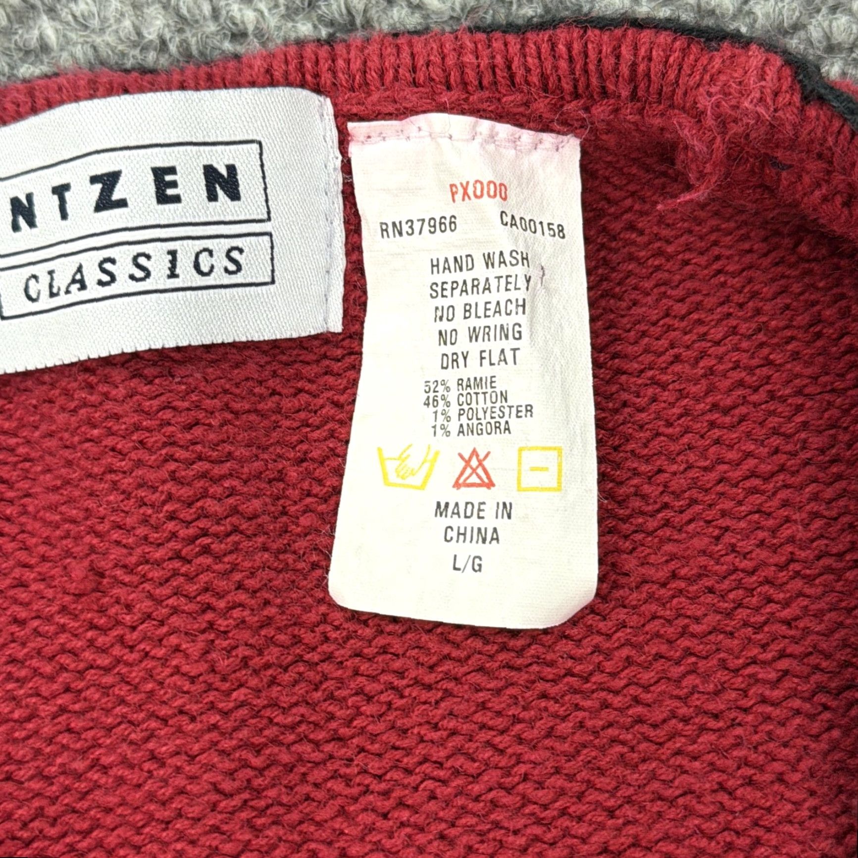 Jantzen Jantzen Sweater Vest Womens Large Red Christmas Holiday Ugly Christmas Embroidered Bow Button V-Neck Knit Sleeveless Size L / US 10 / IT 46 - 7 Thumbnail