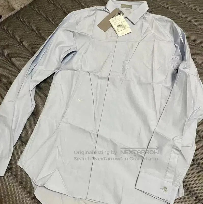 Dior Dior Men’s Light Blue Embroidered Shirt . Size US S / EU 44-46 / 1 - 5 Thumbnail