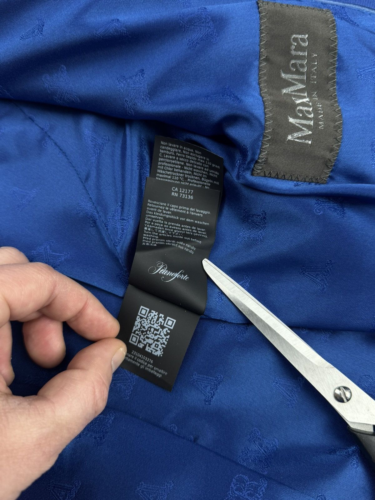 Max Mara Max Mara Blue Blazer Size 44 Italy Women’s Jacket Size M / US 6-8 / IT 42-44 - 12 Thumbnail