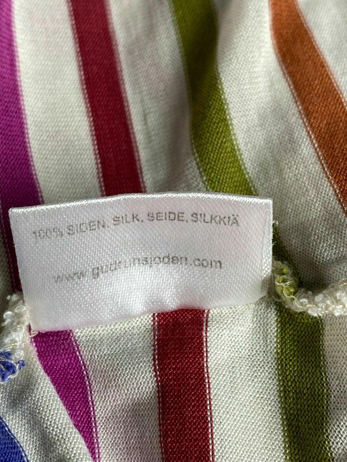 Designer Ladies Gudrun Sjoden Multicolour Stripe Silk Dress Size S Size S / US 4 / IT 40 - 10 Thumbnail