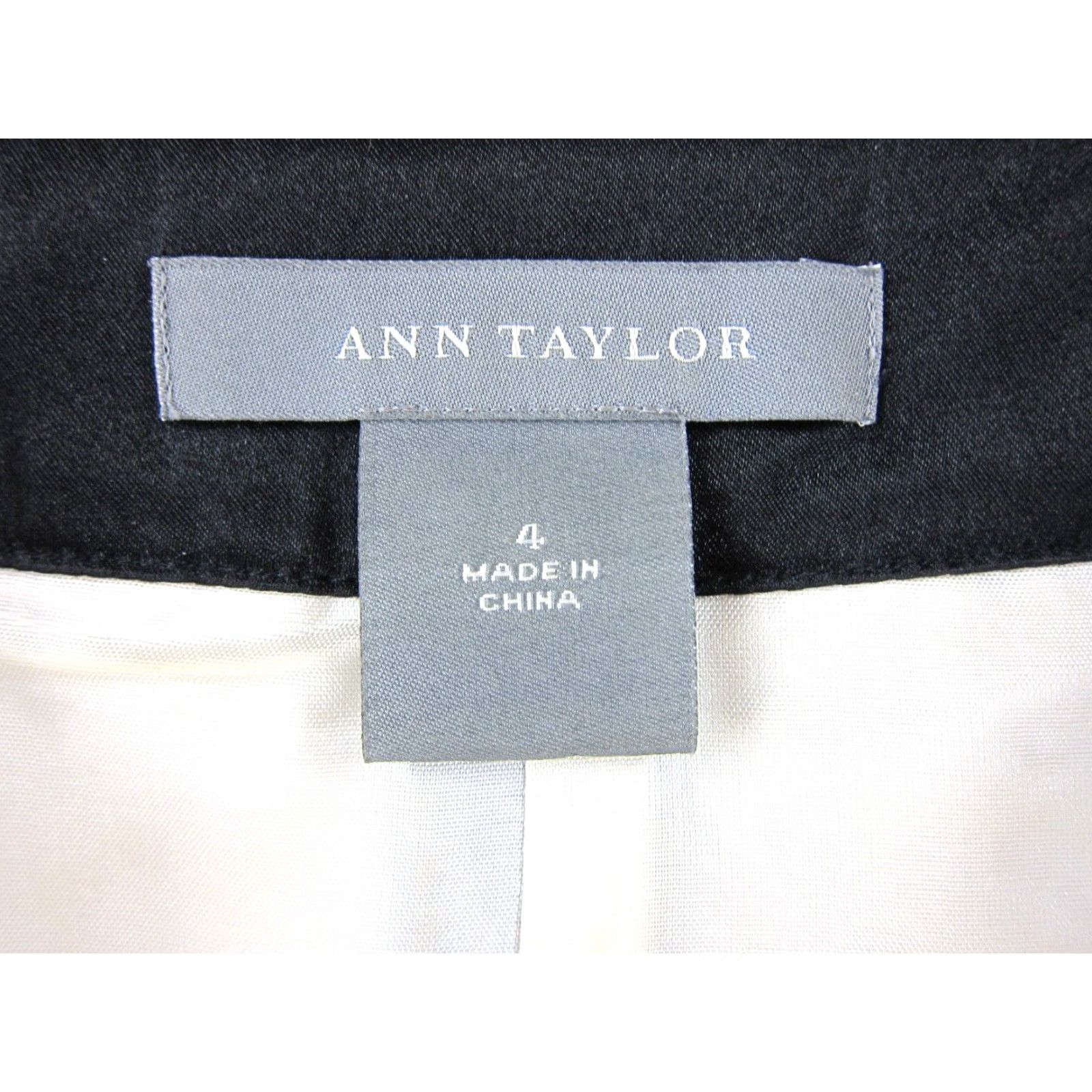 Ann Taylor Ann Taylor Classic Black Floral Lace Pencil Straight Skirt Women 4 Size 27" / US 4 / IT 40 - 3 Thumbnail
