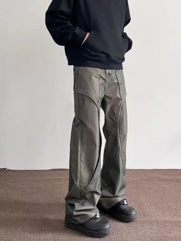 Japanese Brand VIBE High street silhouette casual bootcut trousers Size US 32 / EU 48 - 1 Thumbnail